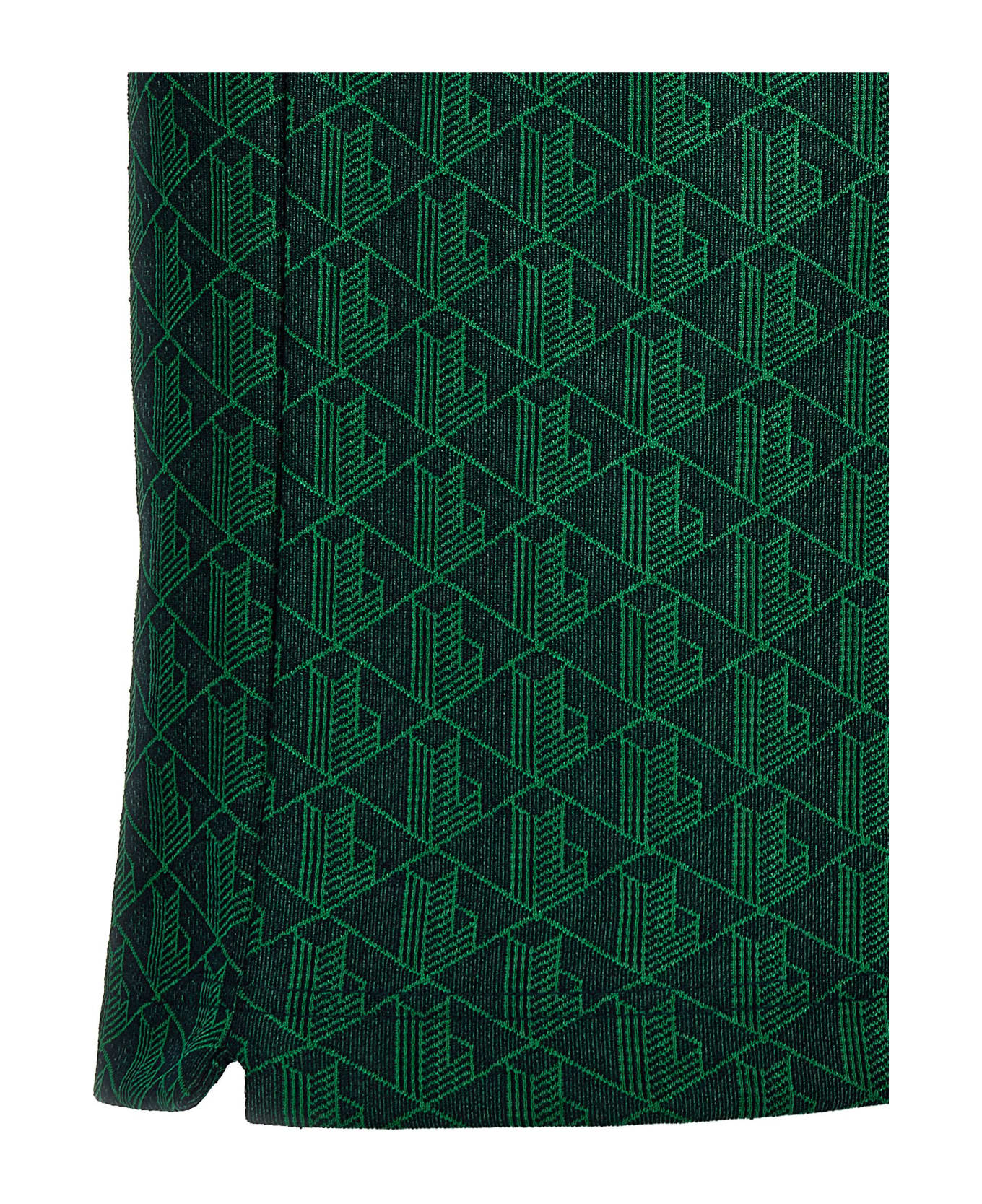 Lacoste Jacquard Polo Shirt - Green