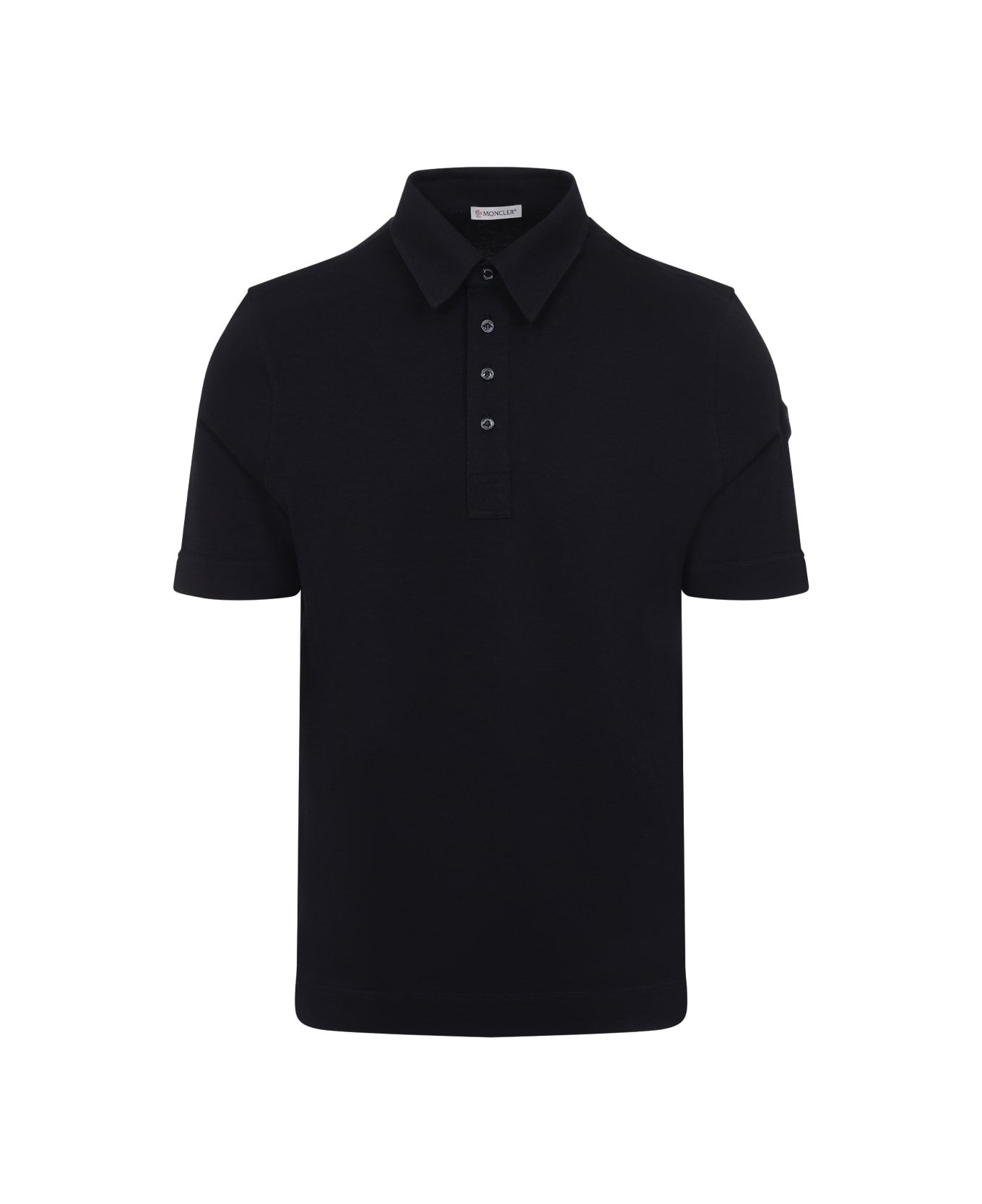 Moncler Ss Polo - Navy