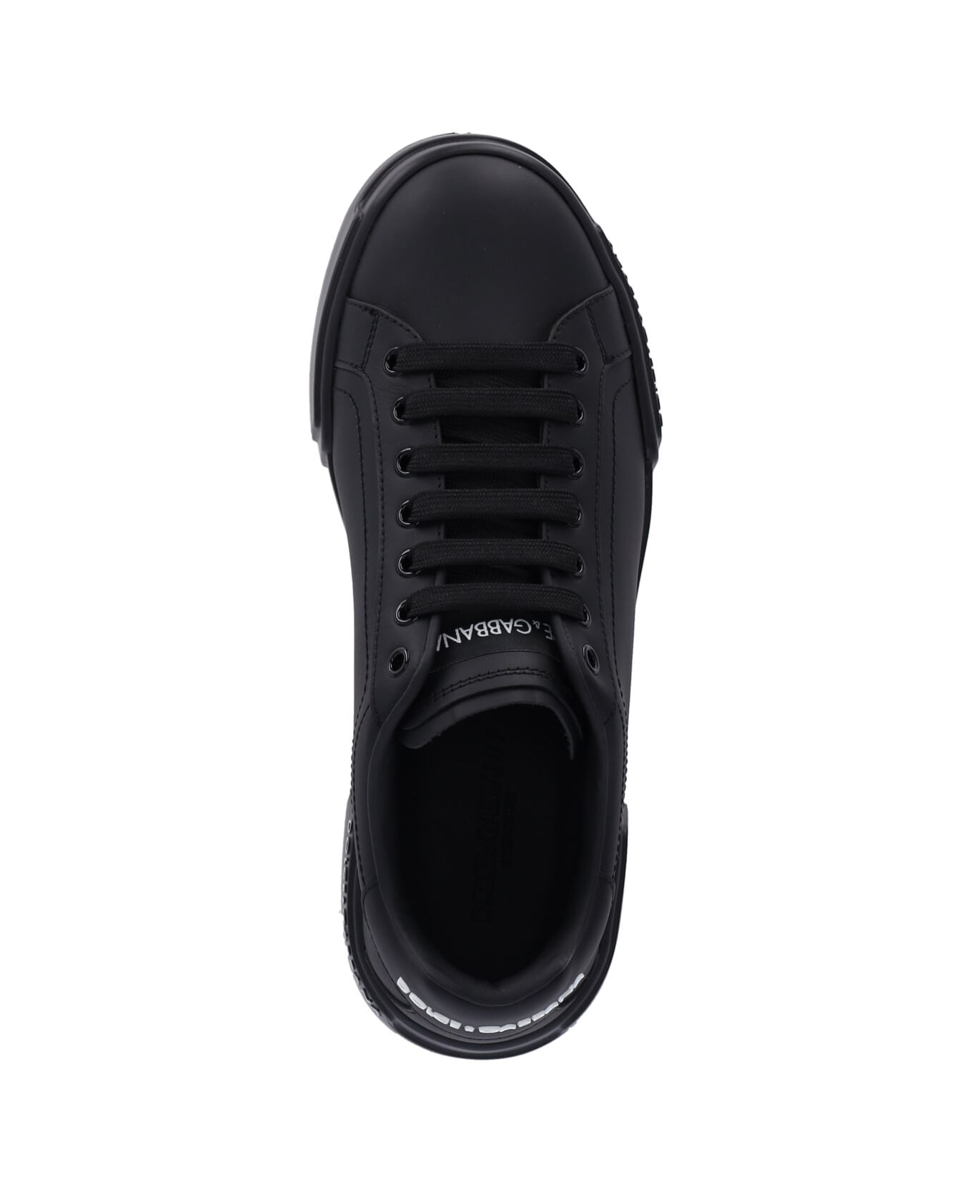 Dolce & Gabbana 'portofino' Sneakers - NERO/NERO