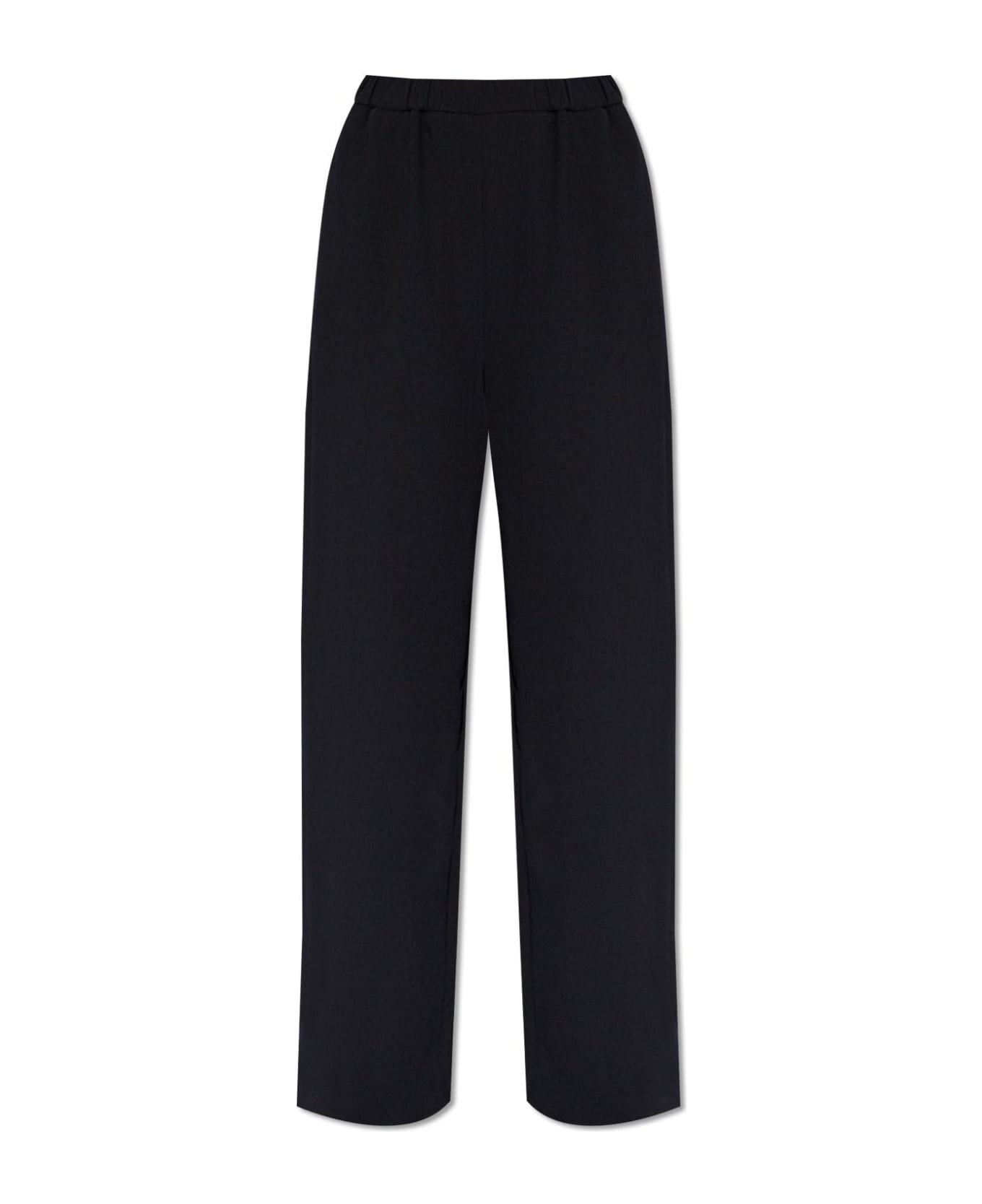Emporio Armani Trousers With Wide Legs - Blue ボトムス