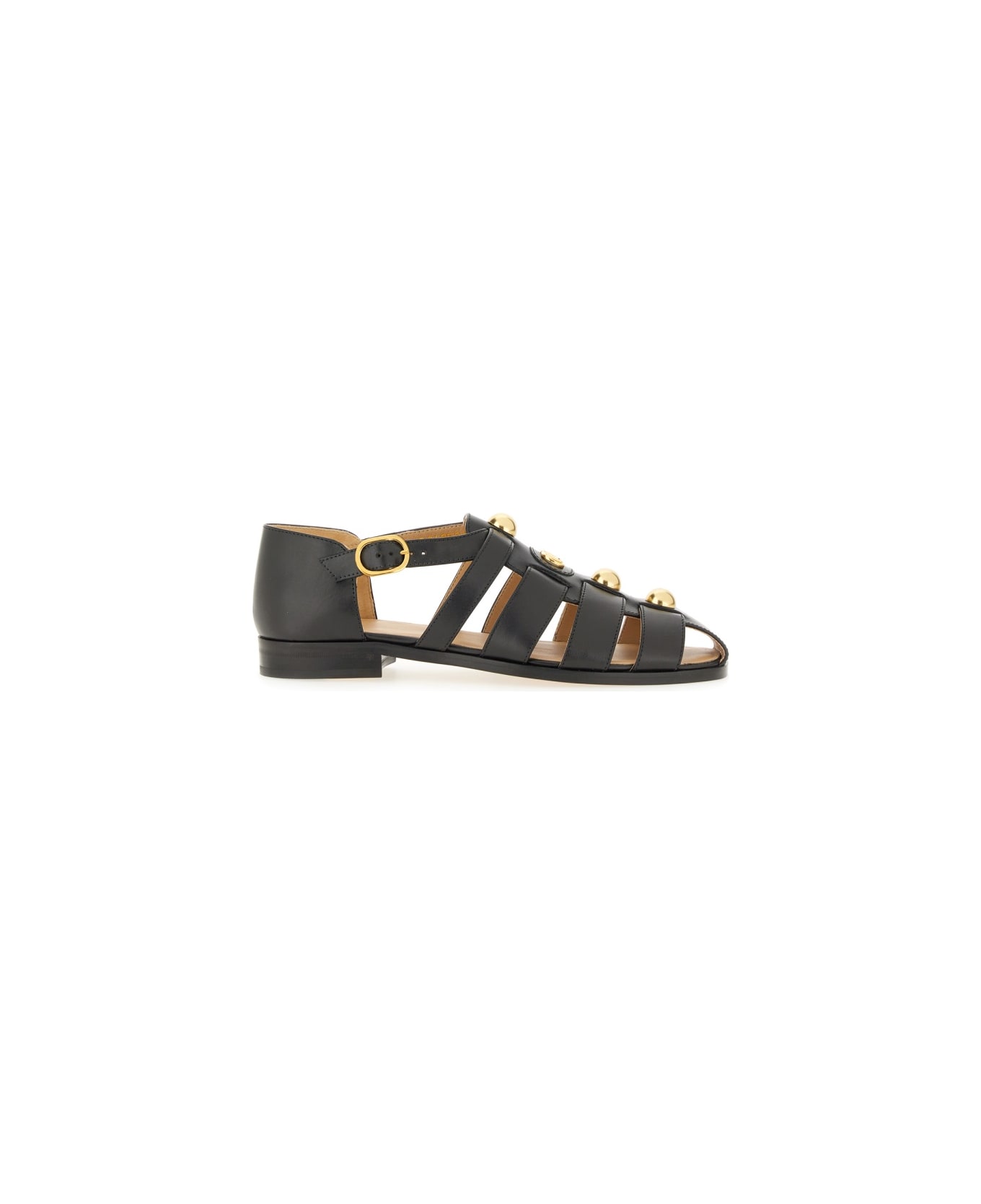 Valentino Garavani Sandal Fisherman 
vlogo Signature
 - Black
