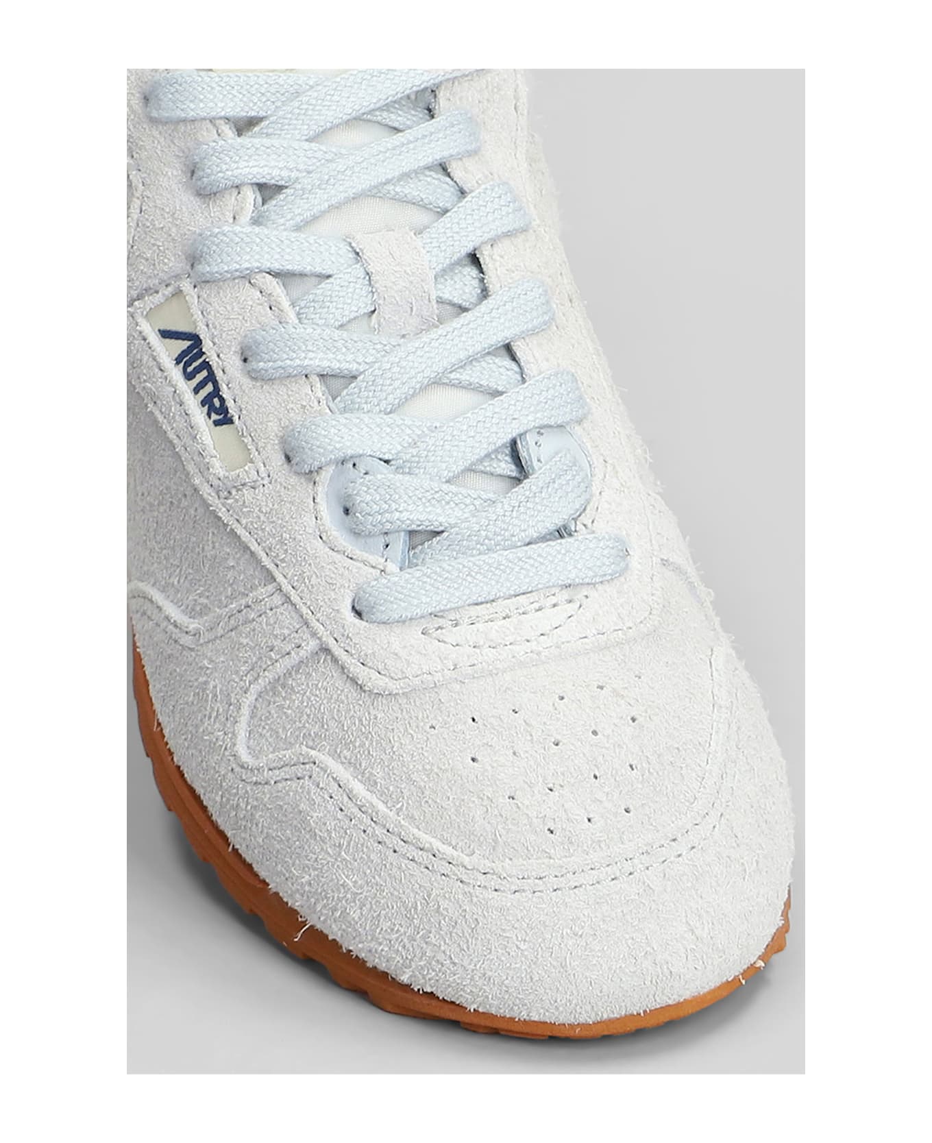 Autry Windspin Sneakers In Grey Suede - grey
