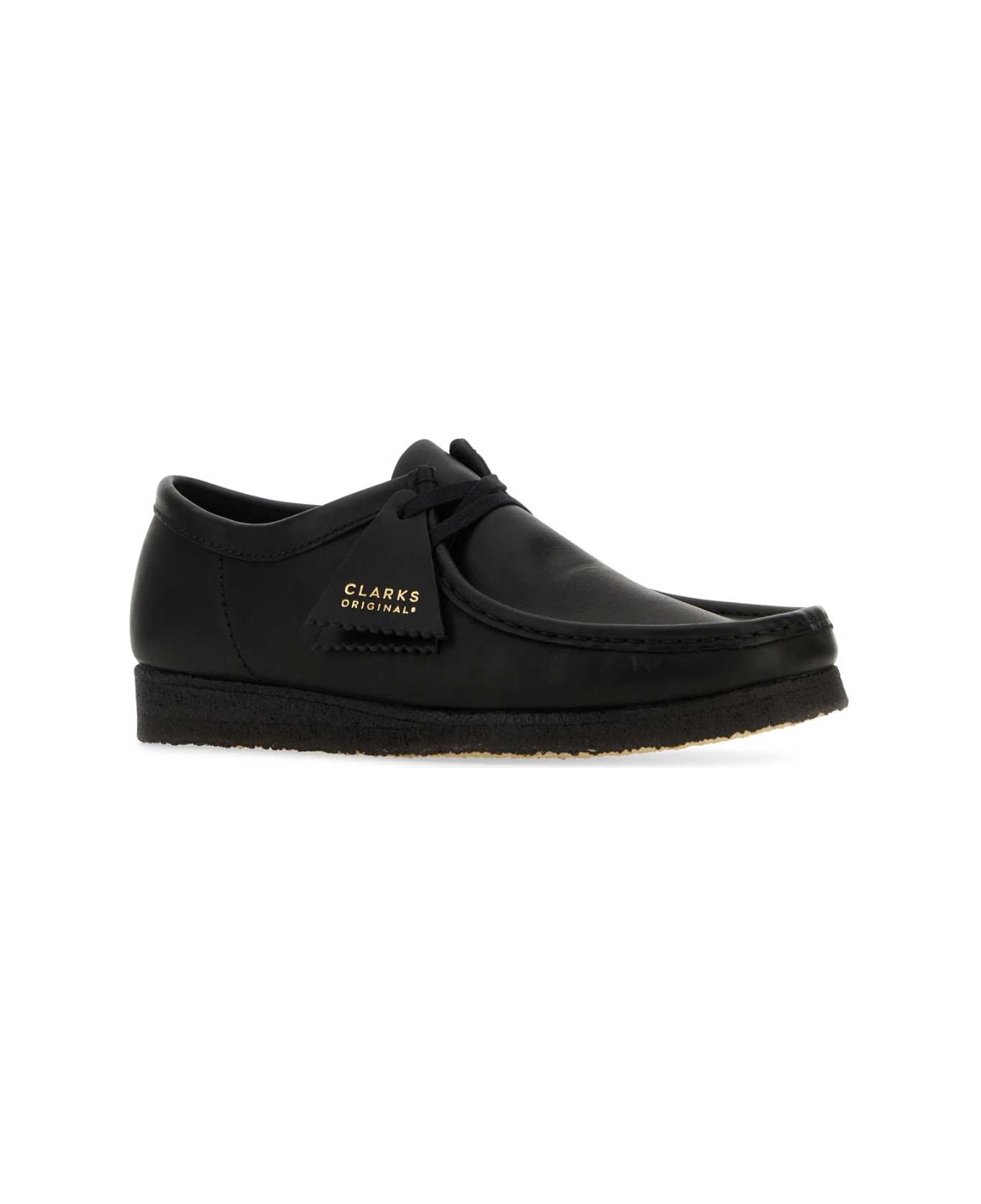Clarks Black Leather Wallabee Ankle Boots - BLACKLEATHER