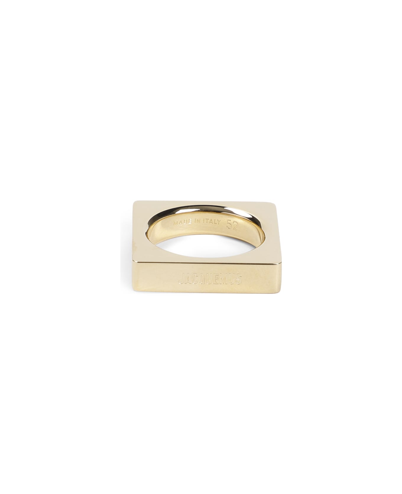 Jacquemus La Bague Carre Ring - Light Gold