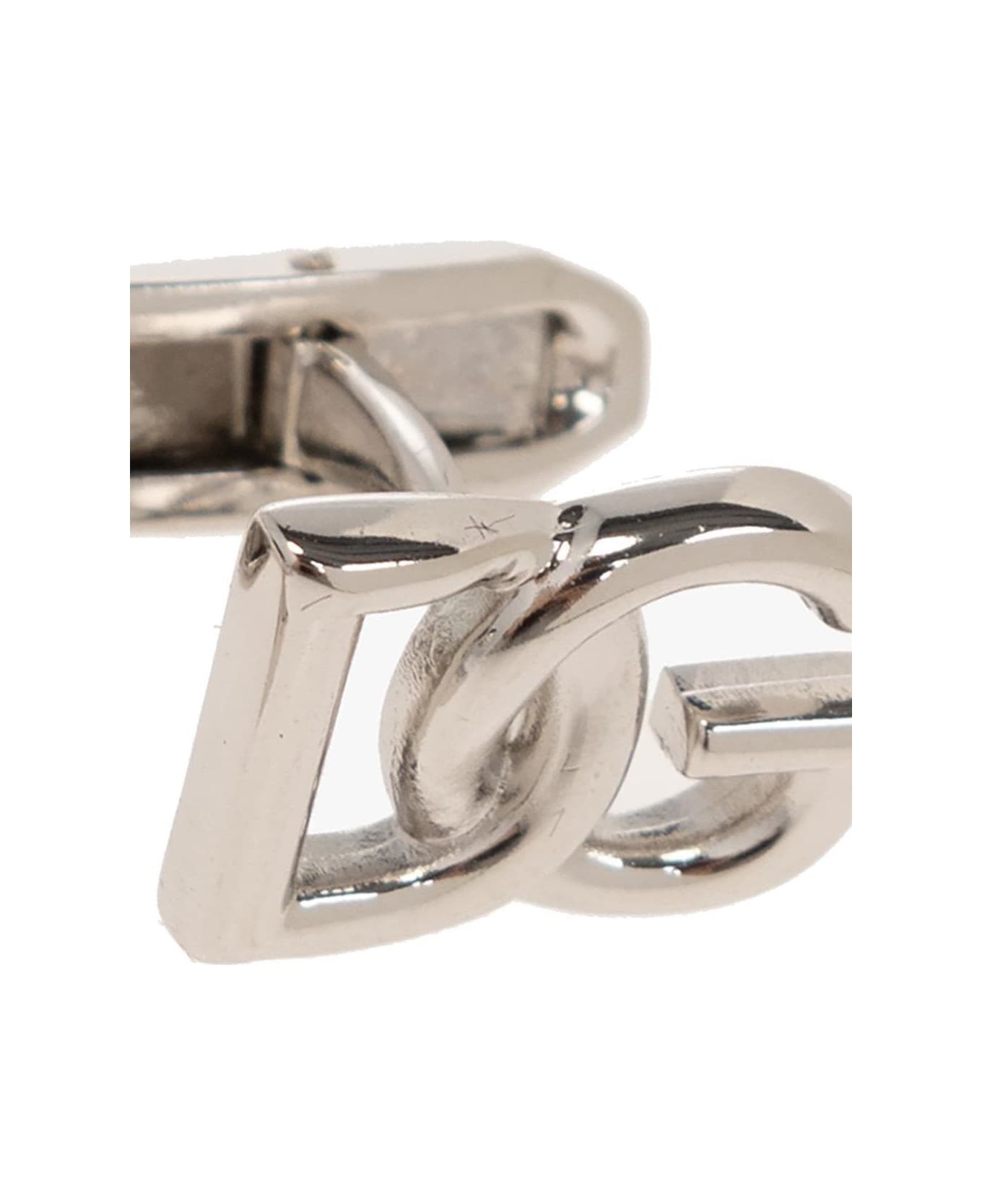 Dolce & Gabbana Logo Plaque Cufflinks - SILVER