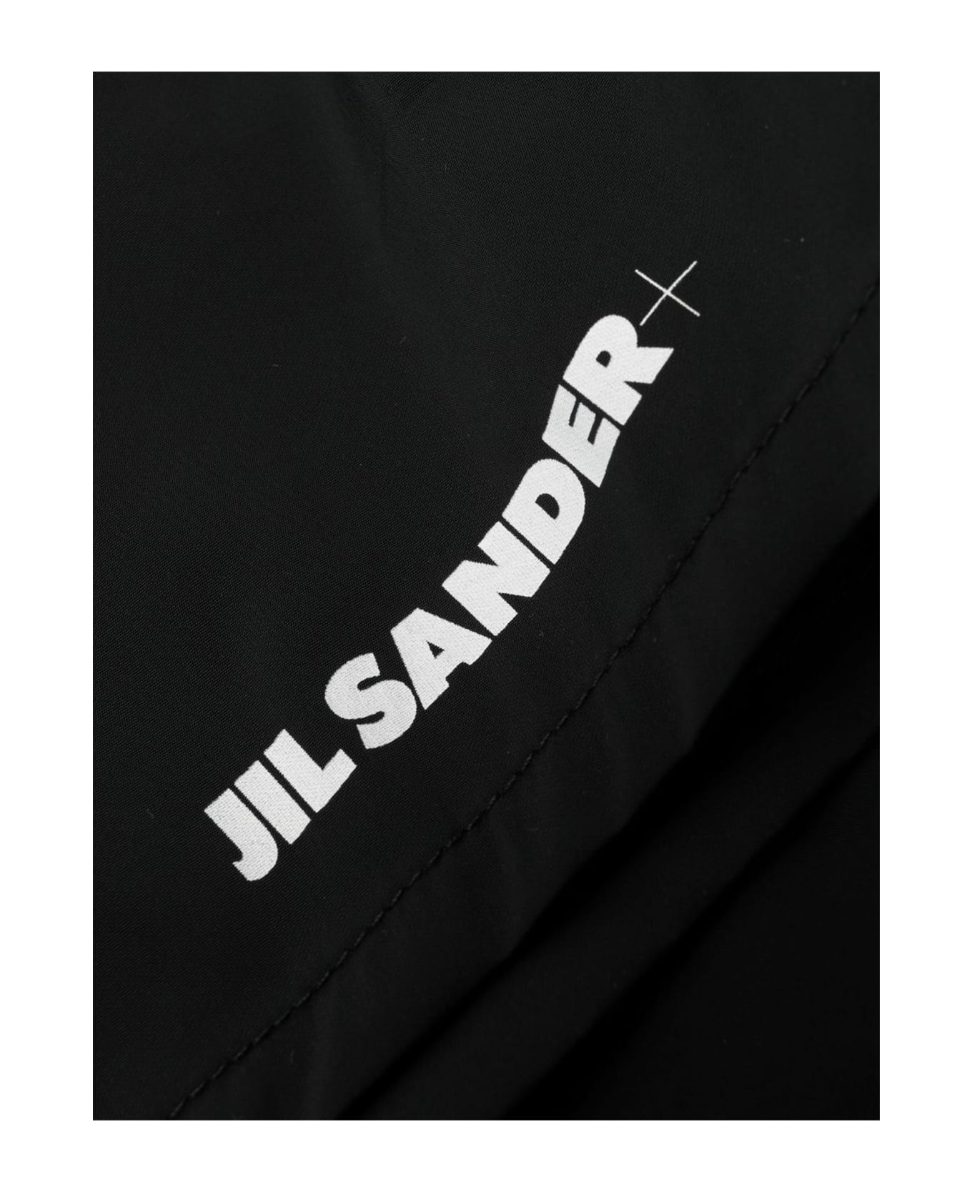 Jil Sander Logo Print Swim Short - Black