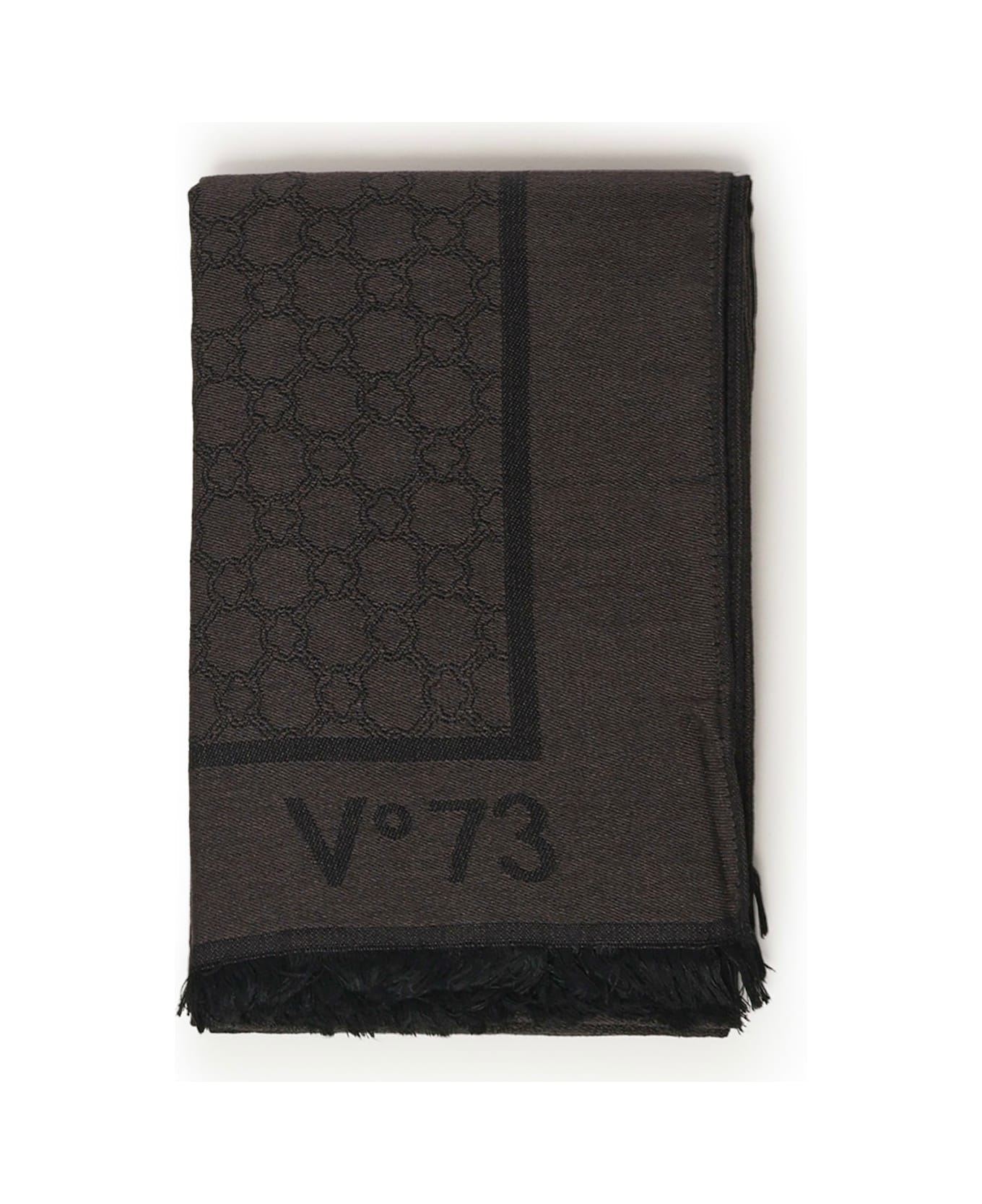 V73 Mirah Scarf With Logo - Black