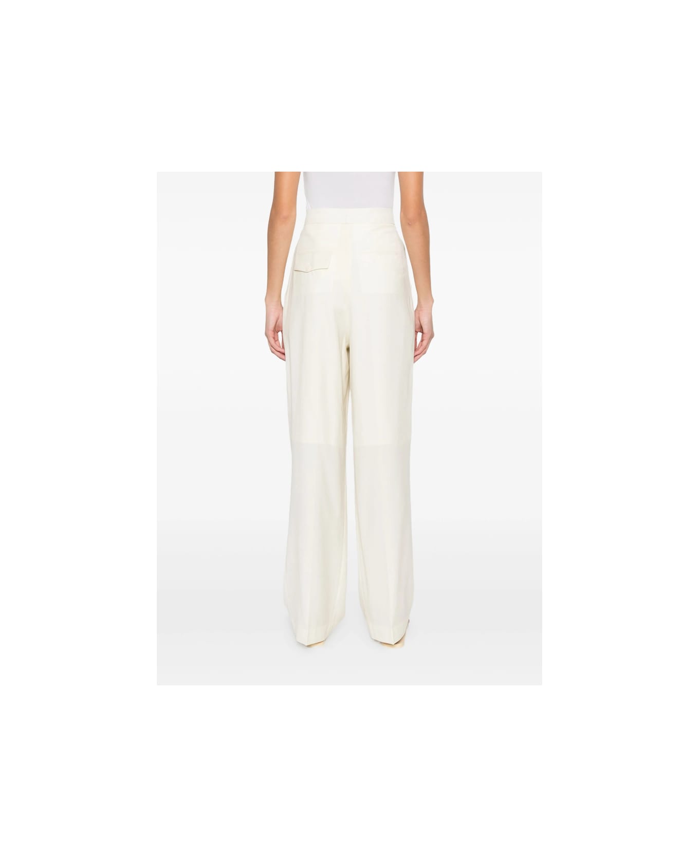 Aya Muse Pant - WHITE