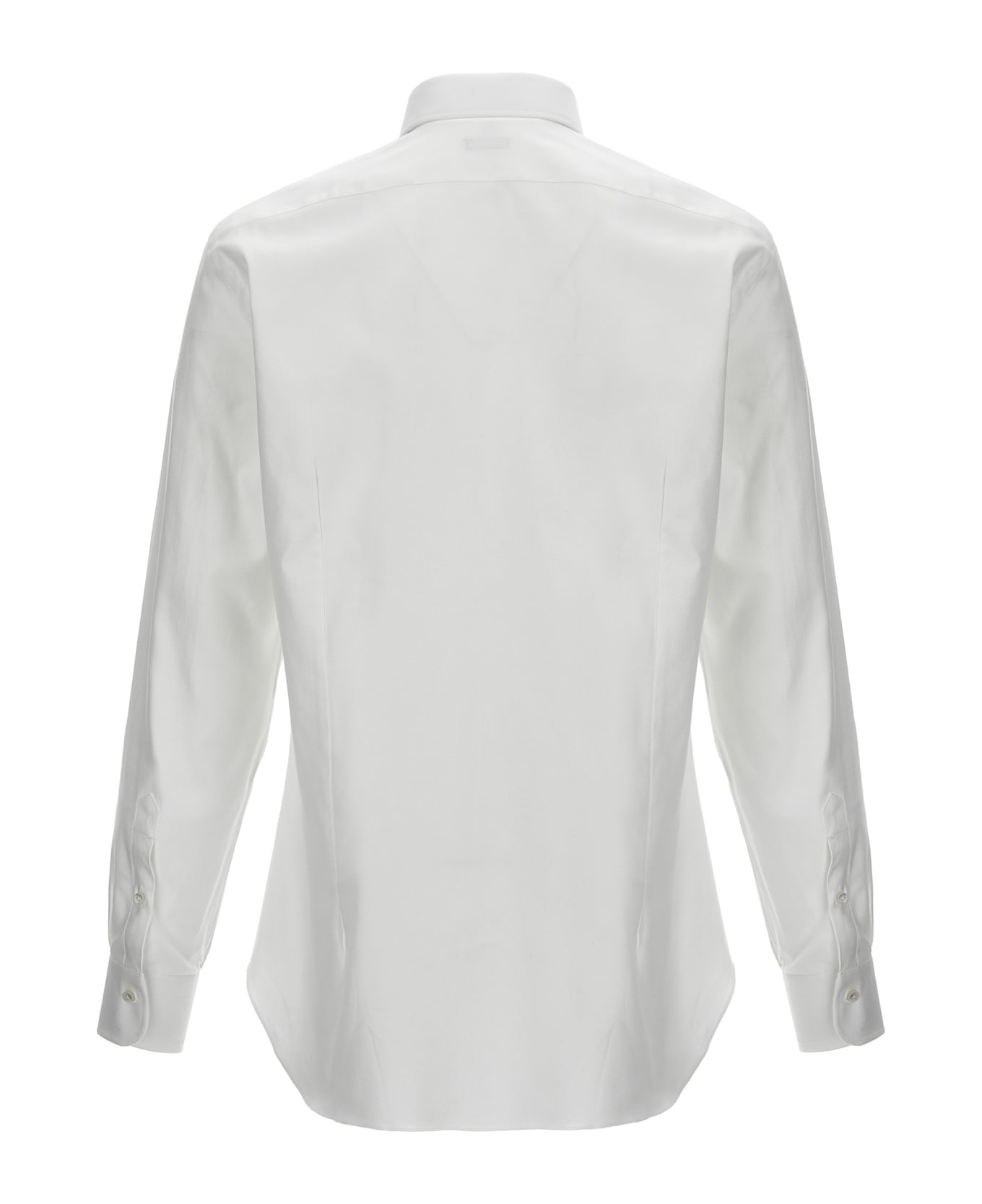 Barba Napoli Cotton Shirt - White