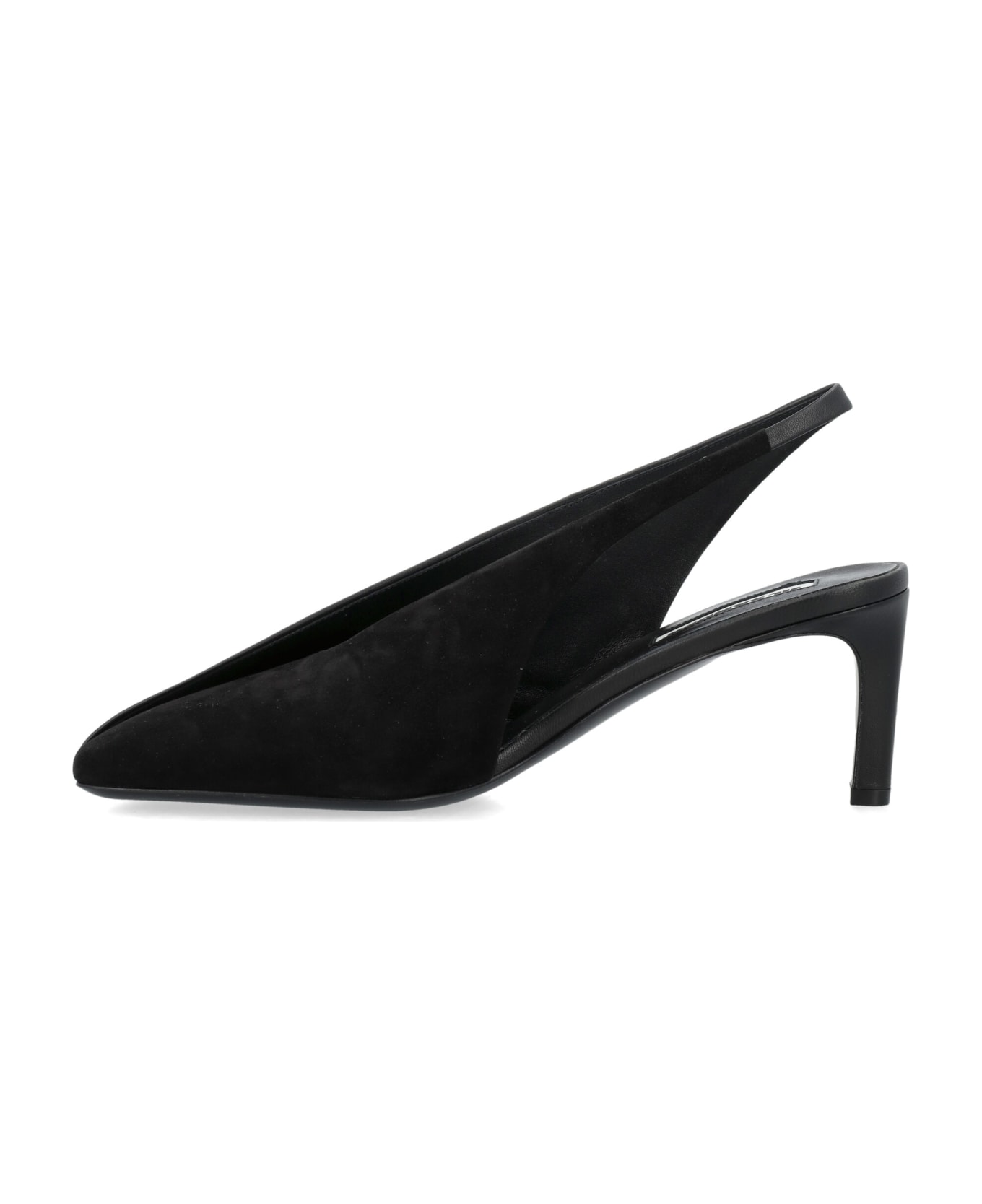 Jil Sander High-heeled Slingback Pumps - BLACK サンダル