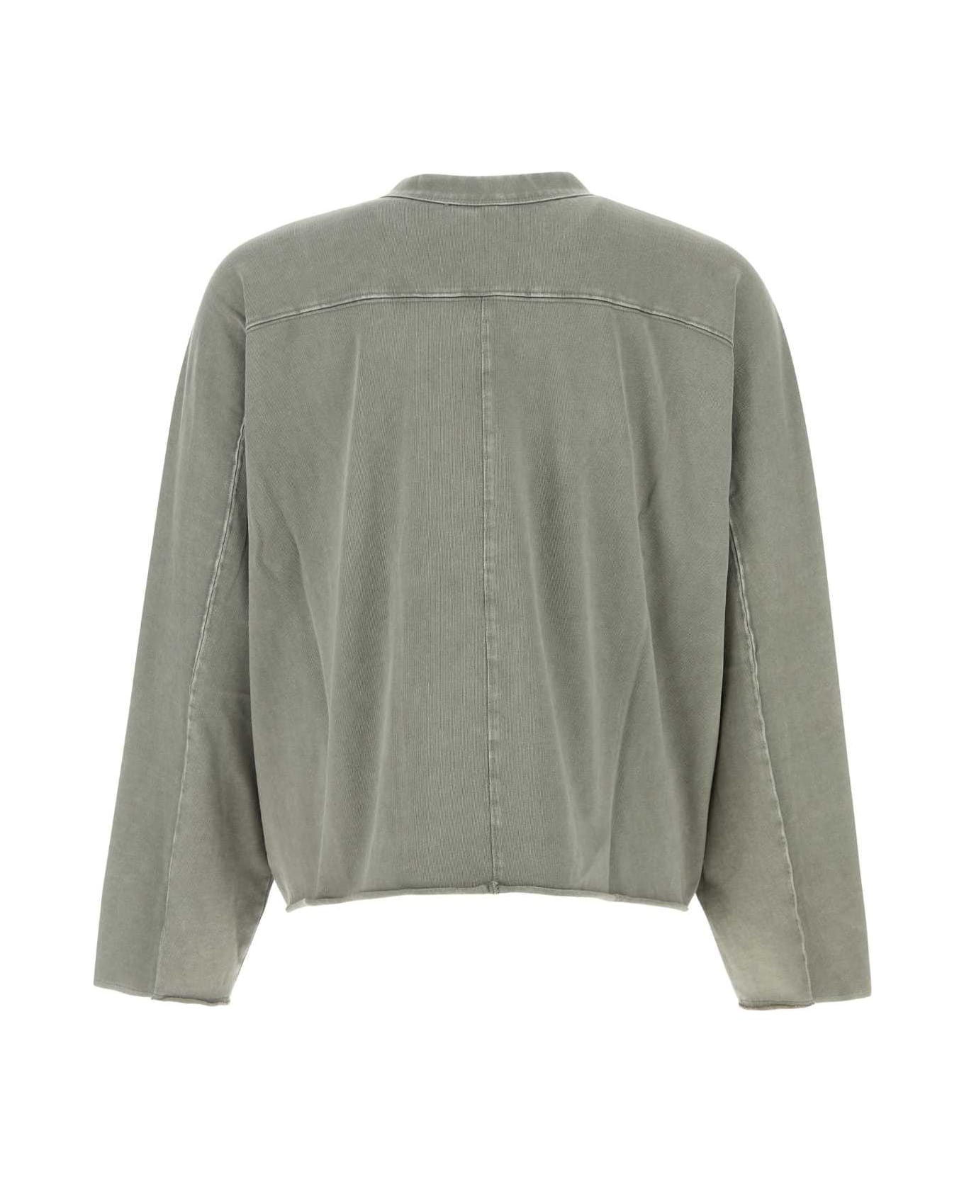 Entire Studios Dove Grey Cotton Oversize T-shirt - Rh Rhino