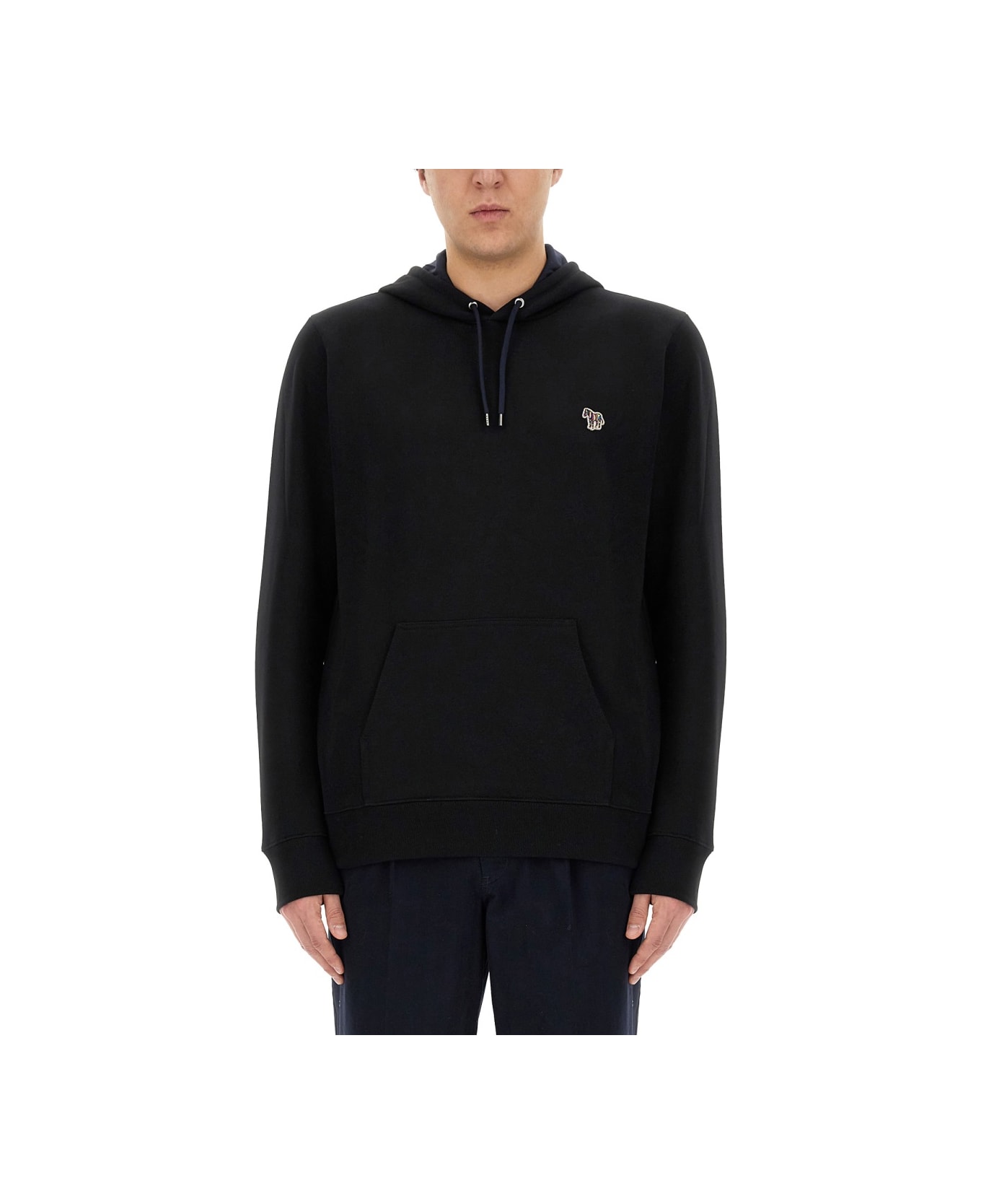 PS by Paul Smith Sweatshirt With Logo Patch - BLUE