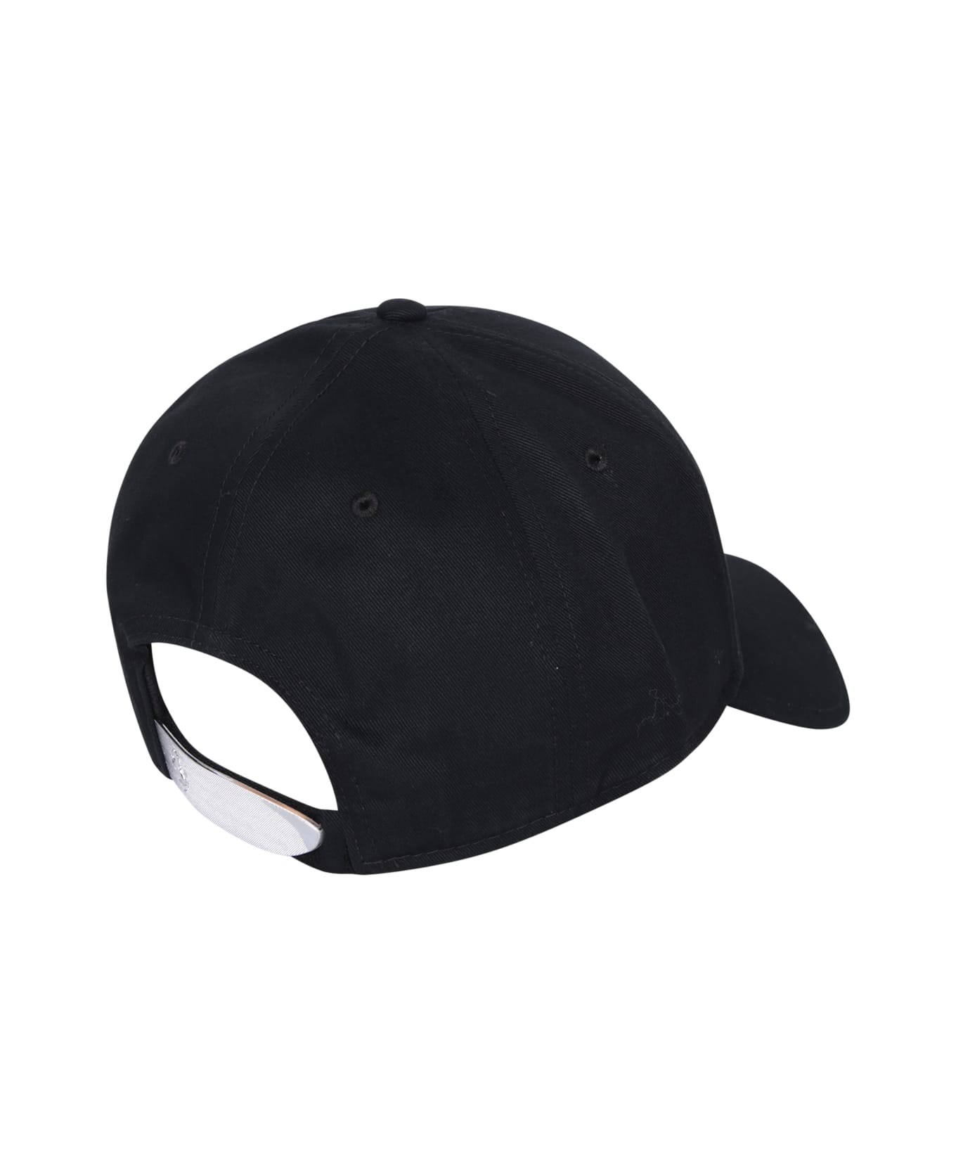 Ferrari Rubberized Logo Black Hat - Black