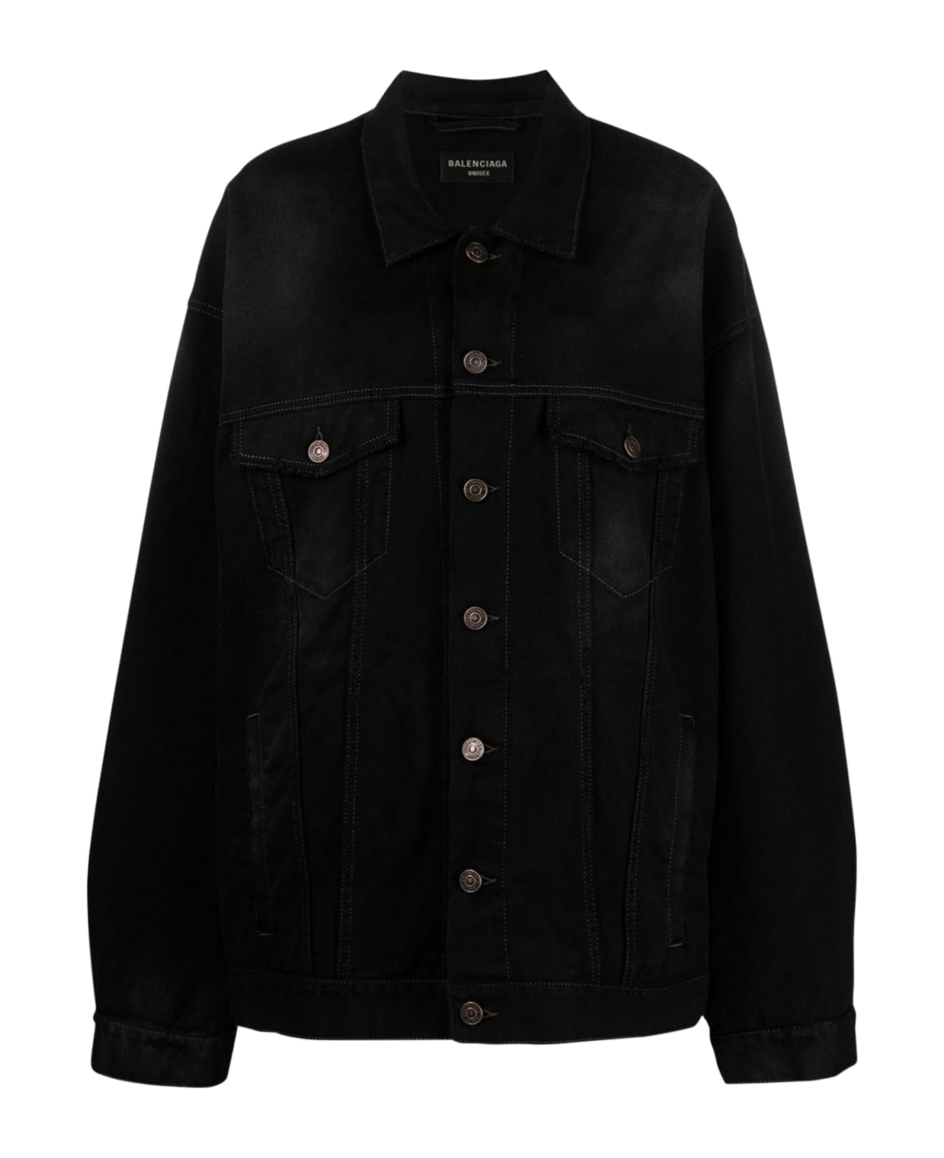 Balenciaga Oversized Jacket - Matte Black