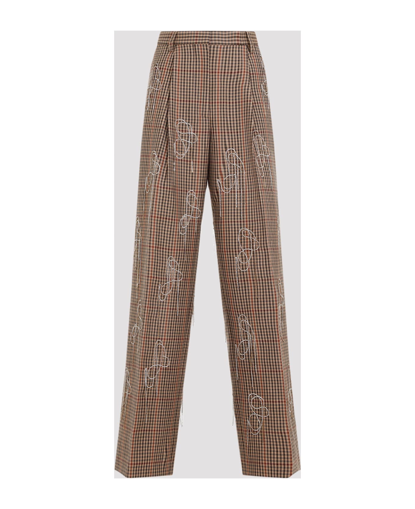 Dries Van Noten Porter Emb Pants - Rust