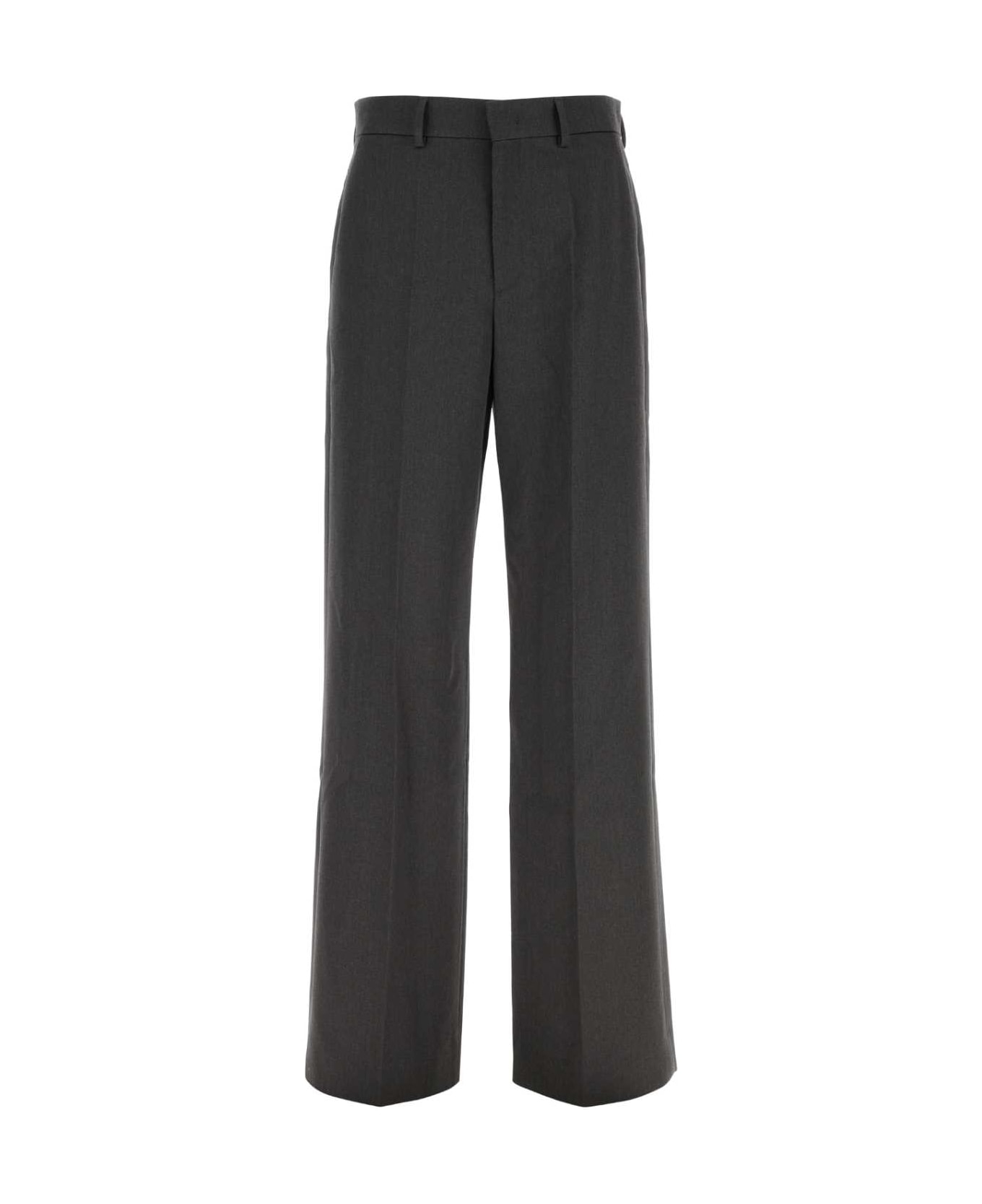Valentino Garavani Charcola Wool Pant - ANTRACITE