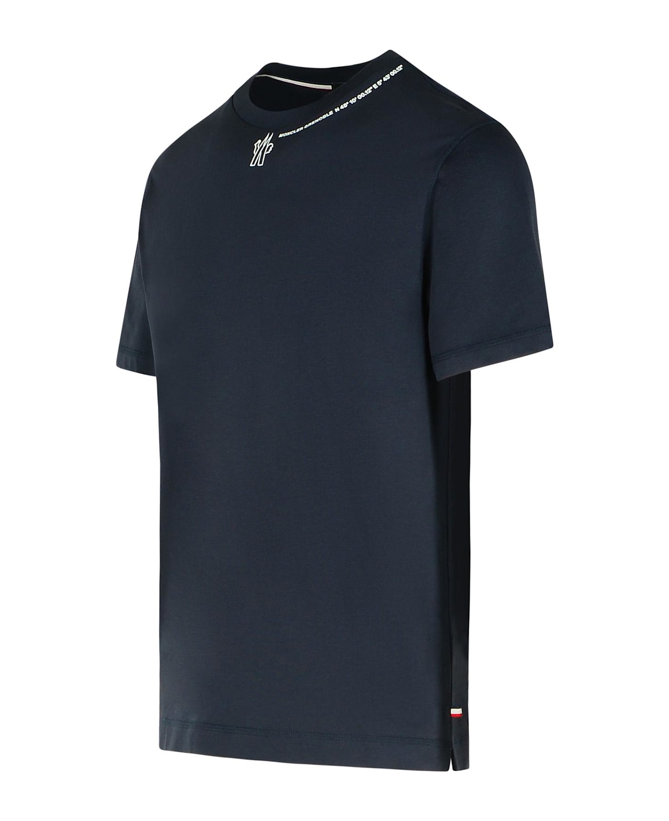 Moncler Grenoble Navy Cotton T-shirt - Navy