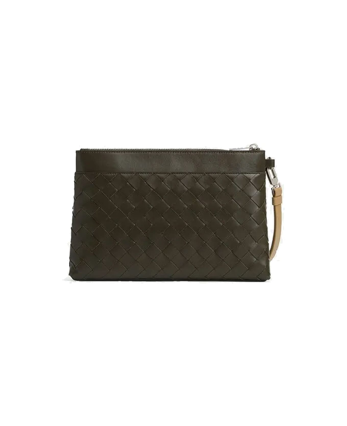 Bottega Veneta Intrecciato Prism Pouch - Green