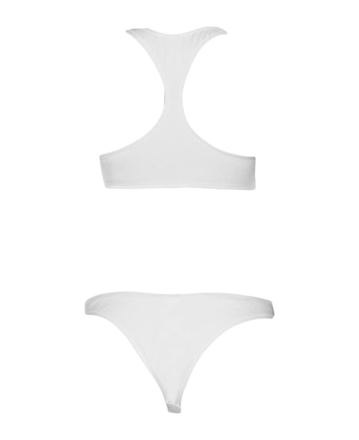 Philosophy di Lorenzo Serafini White Lycra Bikini - White 水着