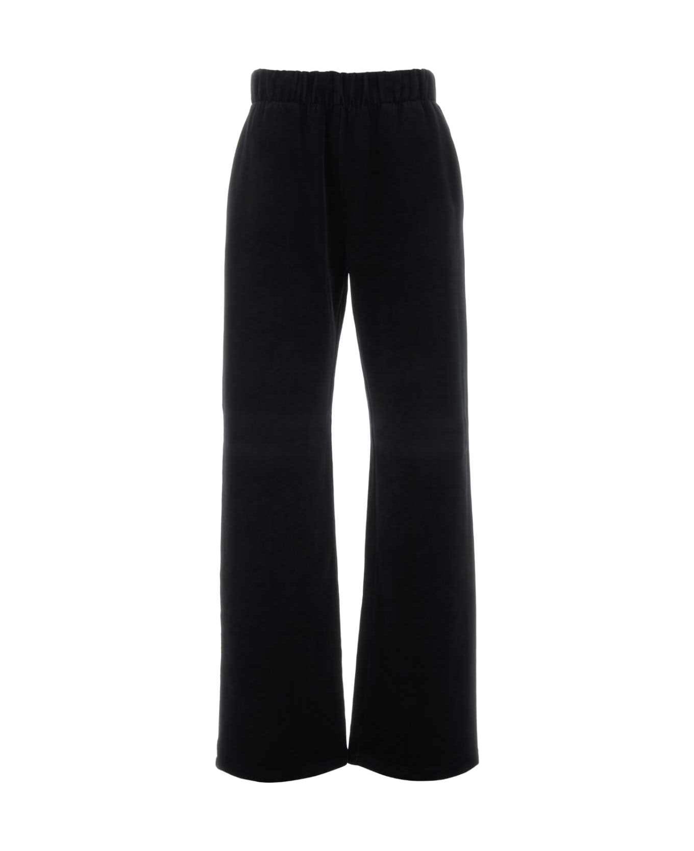 Golden Goose Black Velvet Joggers - BLACK