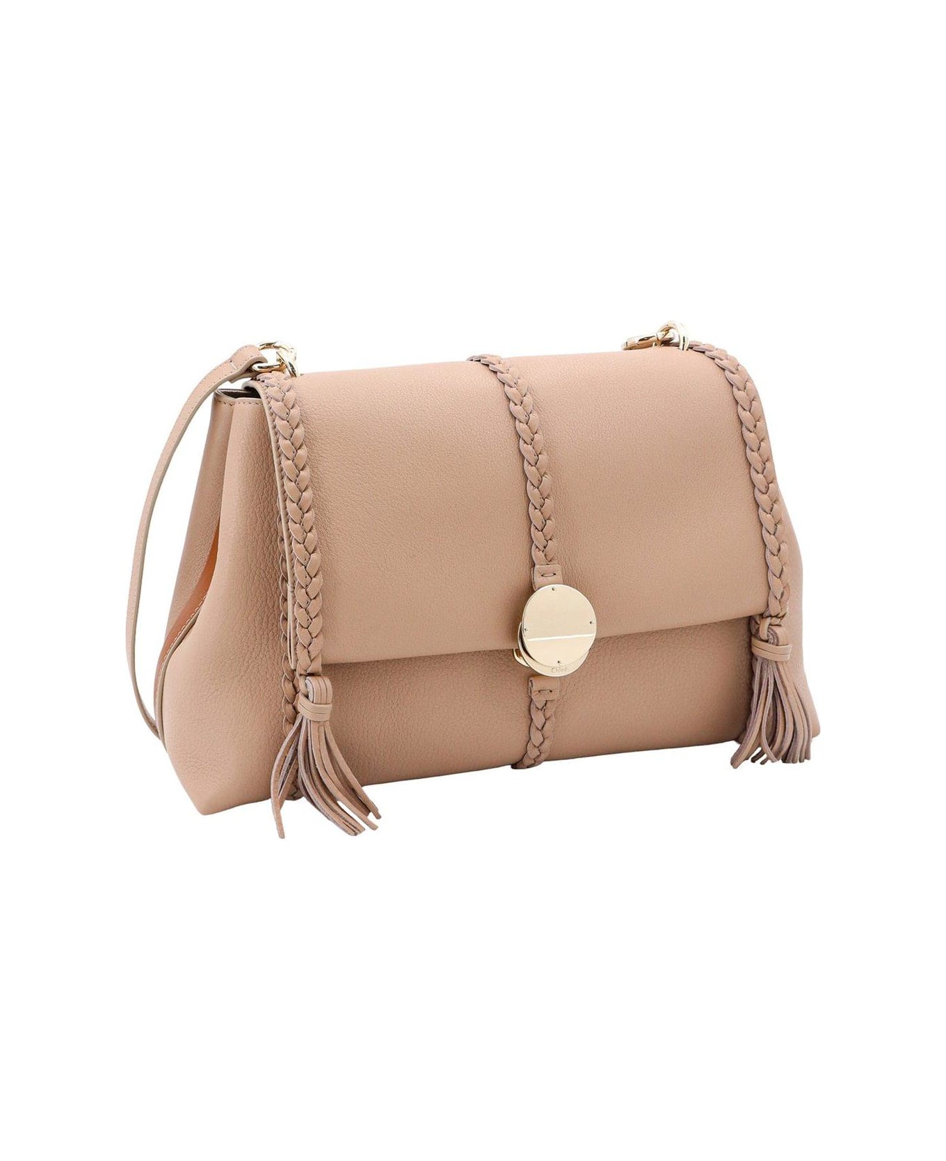 Chloé Penelope Medium Shoulder Bag - Nomad beige