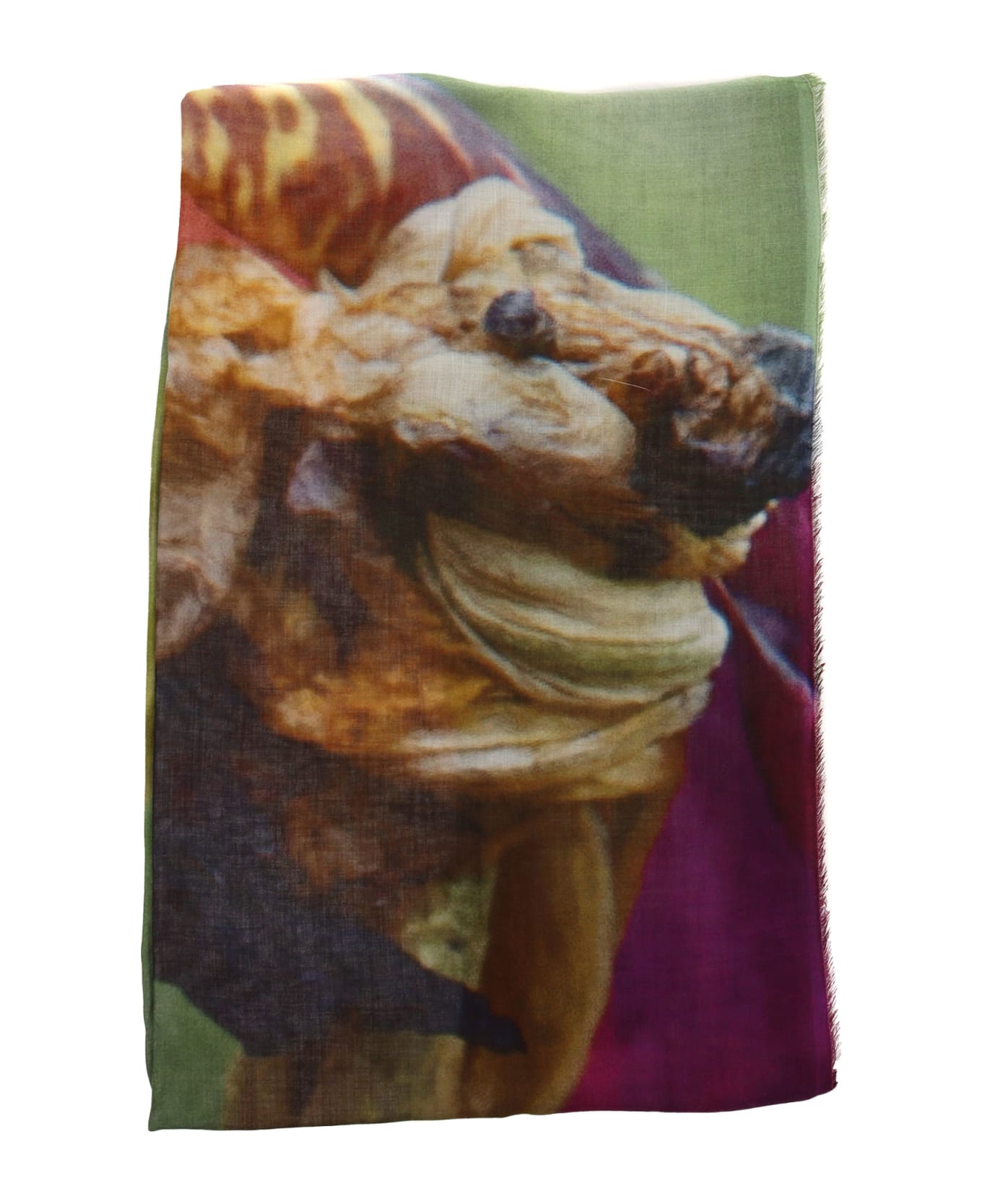 Faliero Sarti Multicolored Scarf With Pattern - MULTICOLOR スカーフ＆ストール