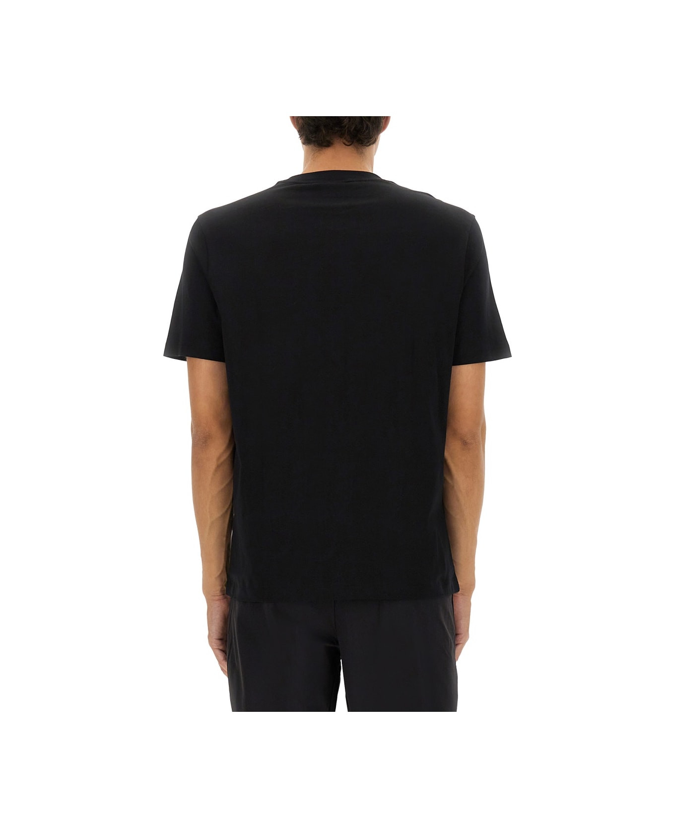 Hugo Boss T-shirt With Doberman Print - BLACK