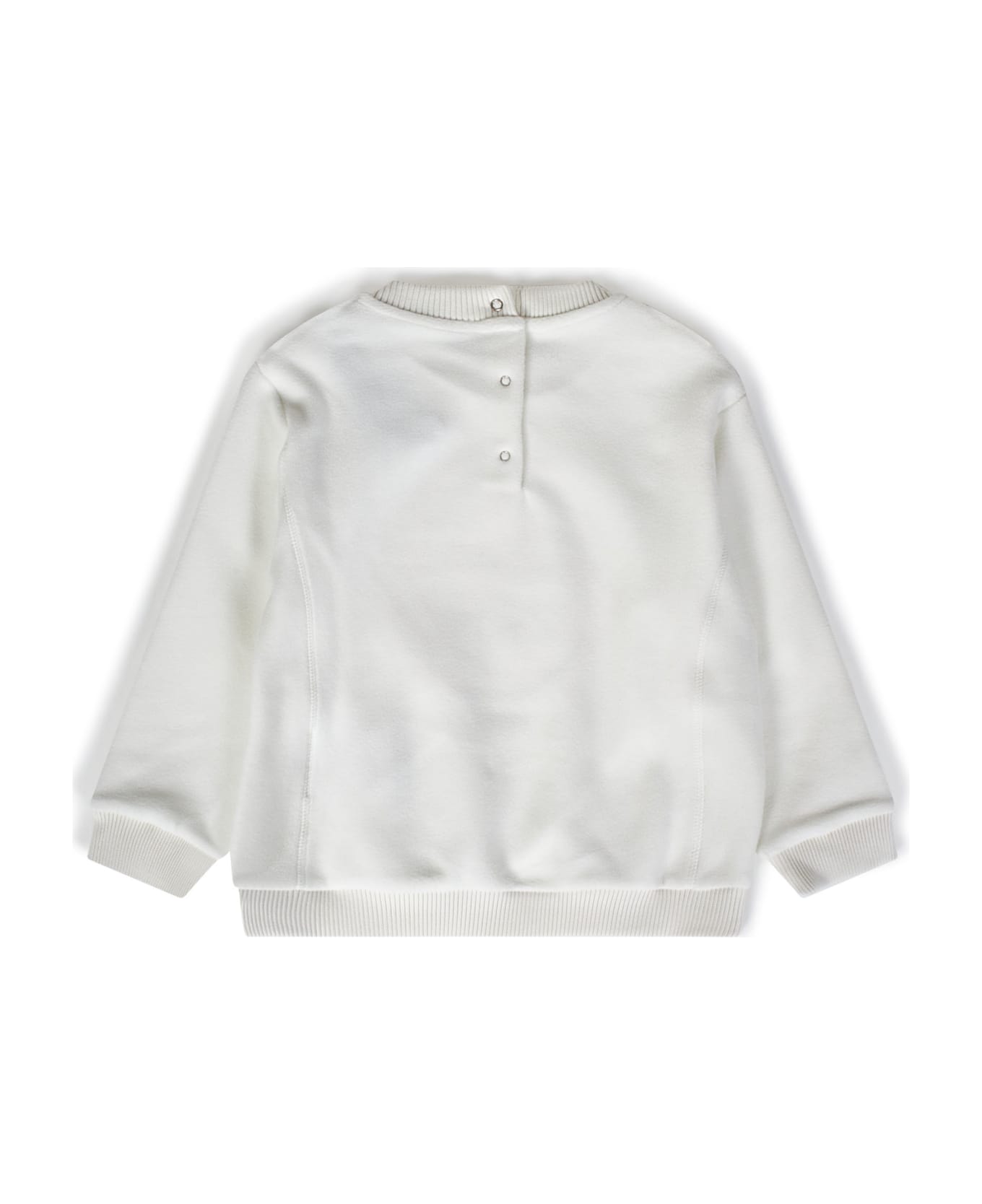Moncler Enfant Sweatshirt - White ニットウェア＆スウェットシャツ