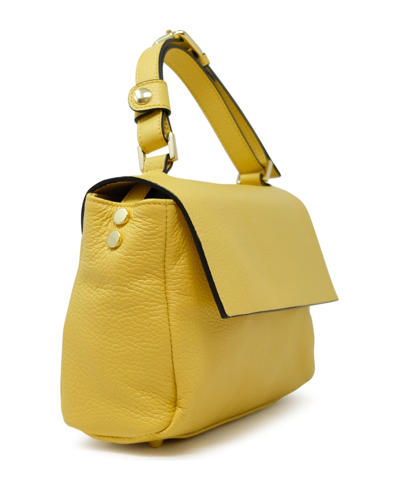 Avenue 67 Elettra Xs Yellow Leather Bag - YELLOW