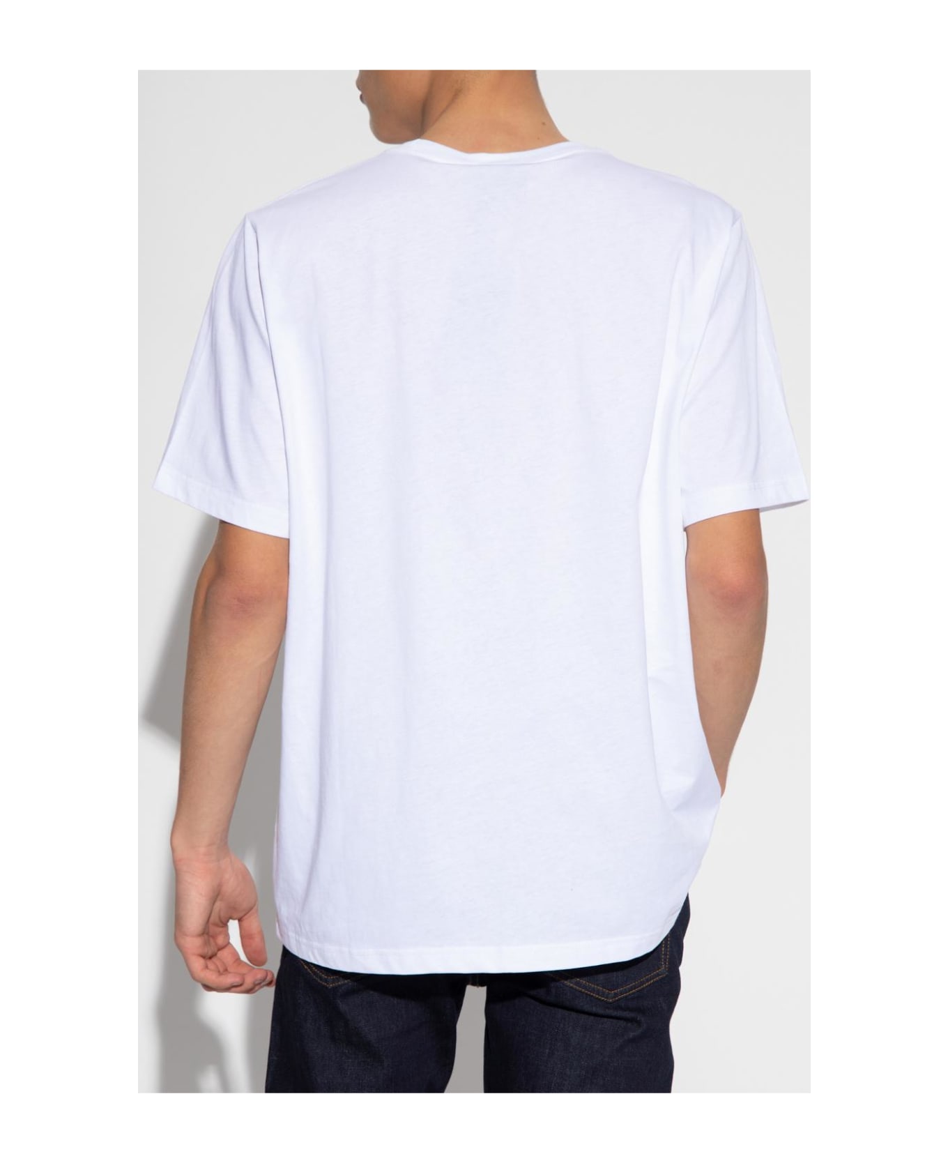 Paul Smith T-shirt With Patch - WHITE