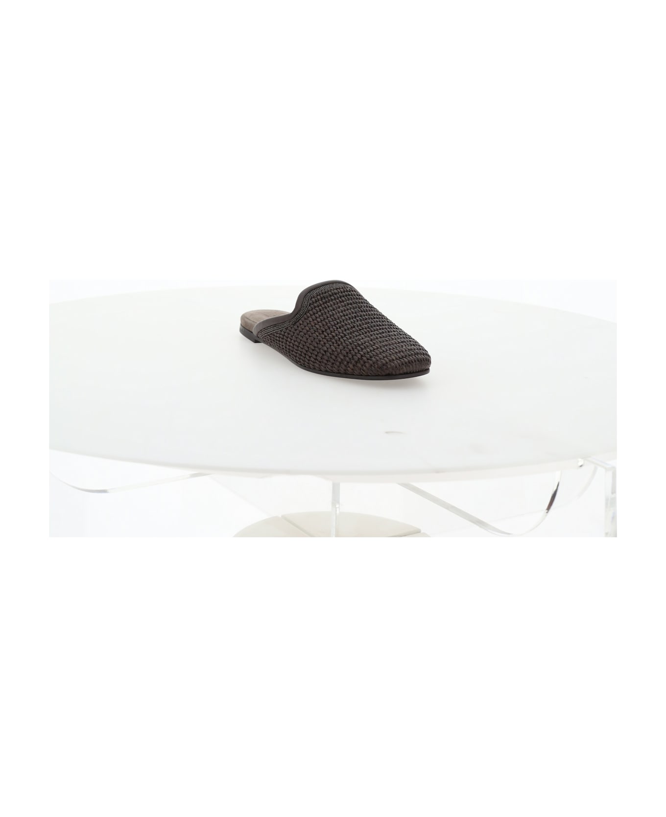 Brunello Cucinelli Mules - Testa Di Moro フラットシューズ