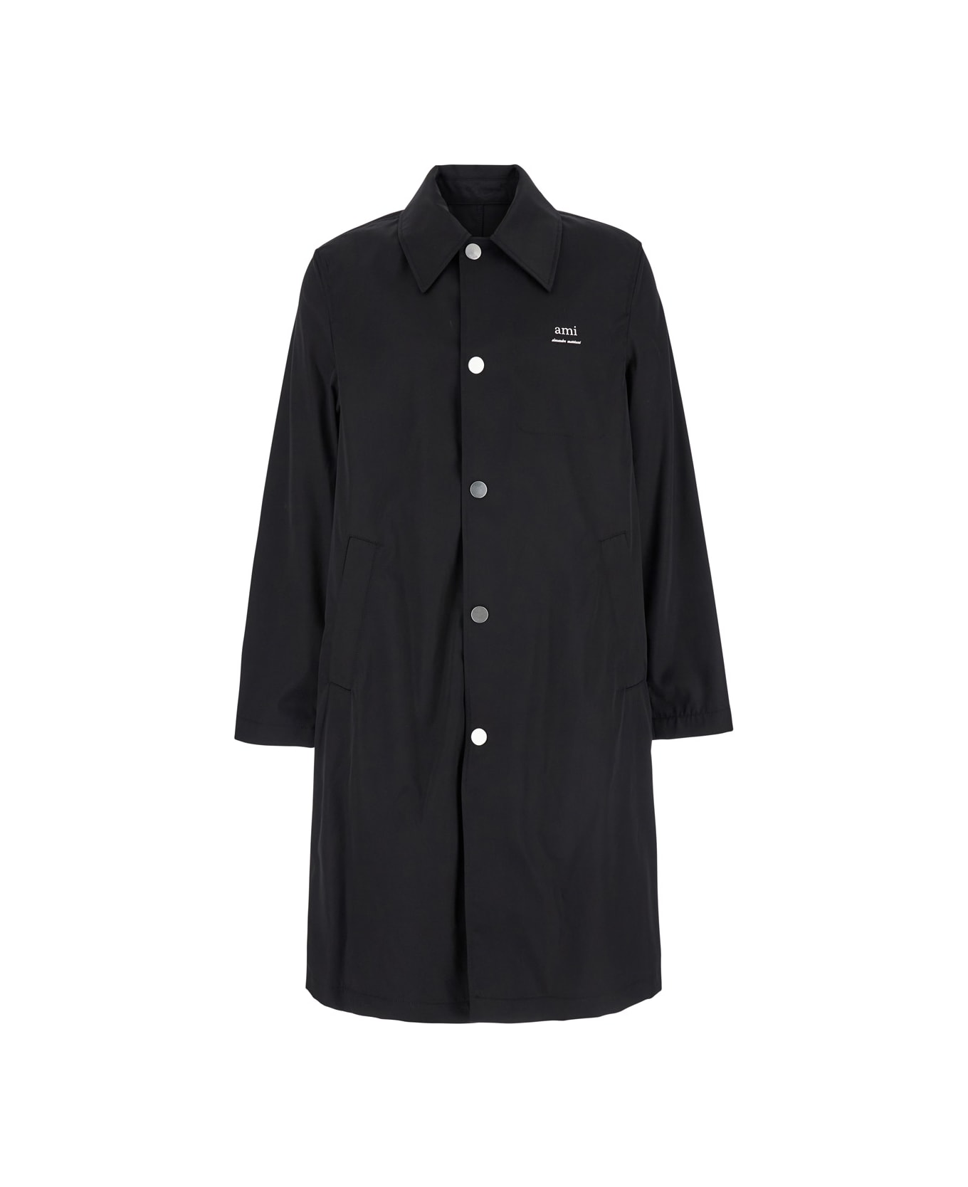 Ami Alexandre Mattiussi Ami Raincoat - Black