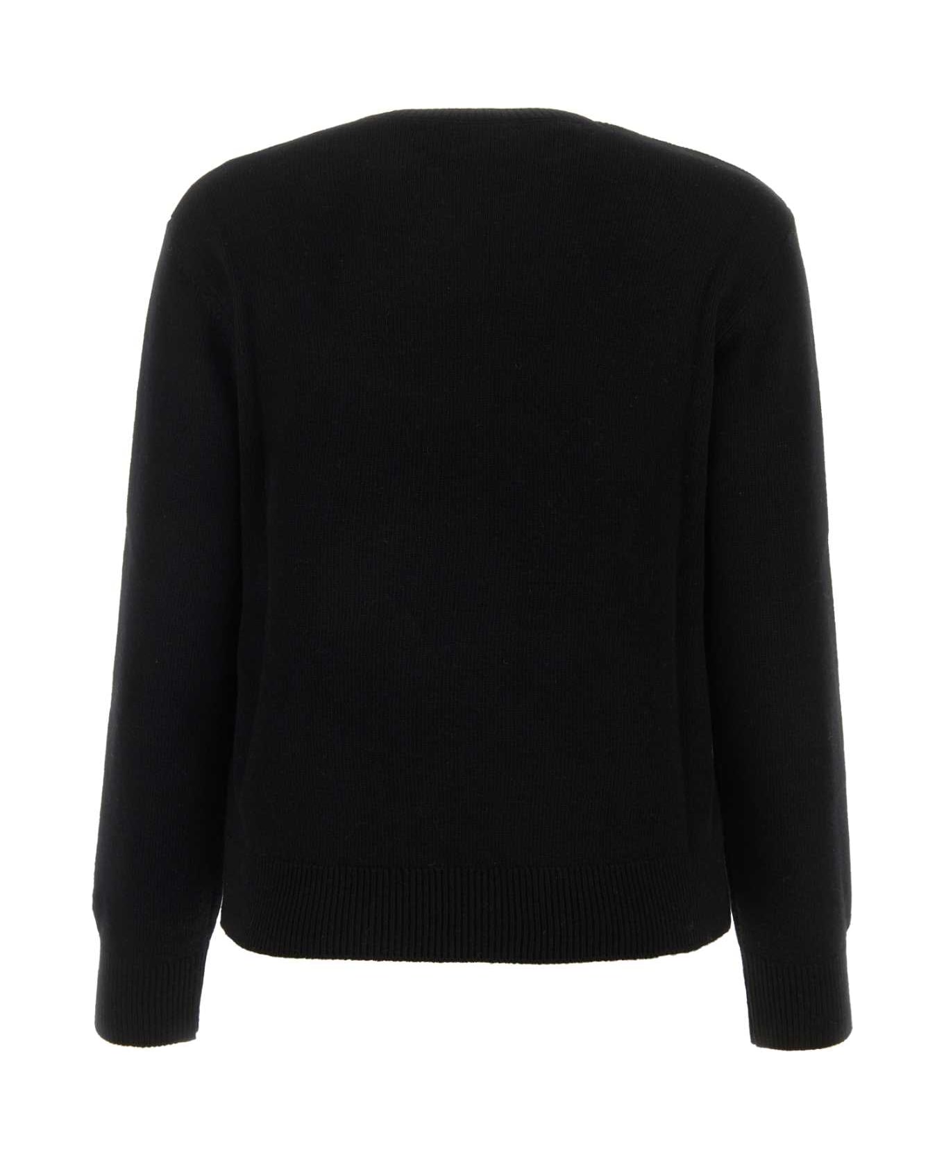 MC2 Saint Barth Black Wool Blend Sweater - 00