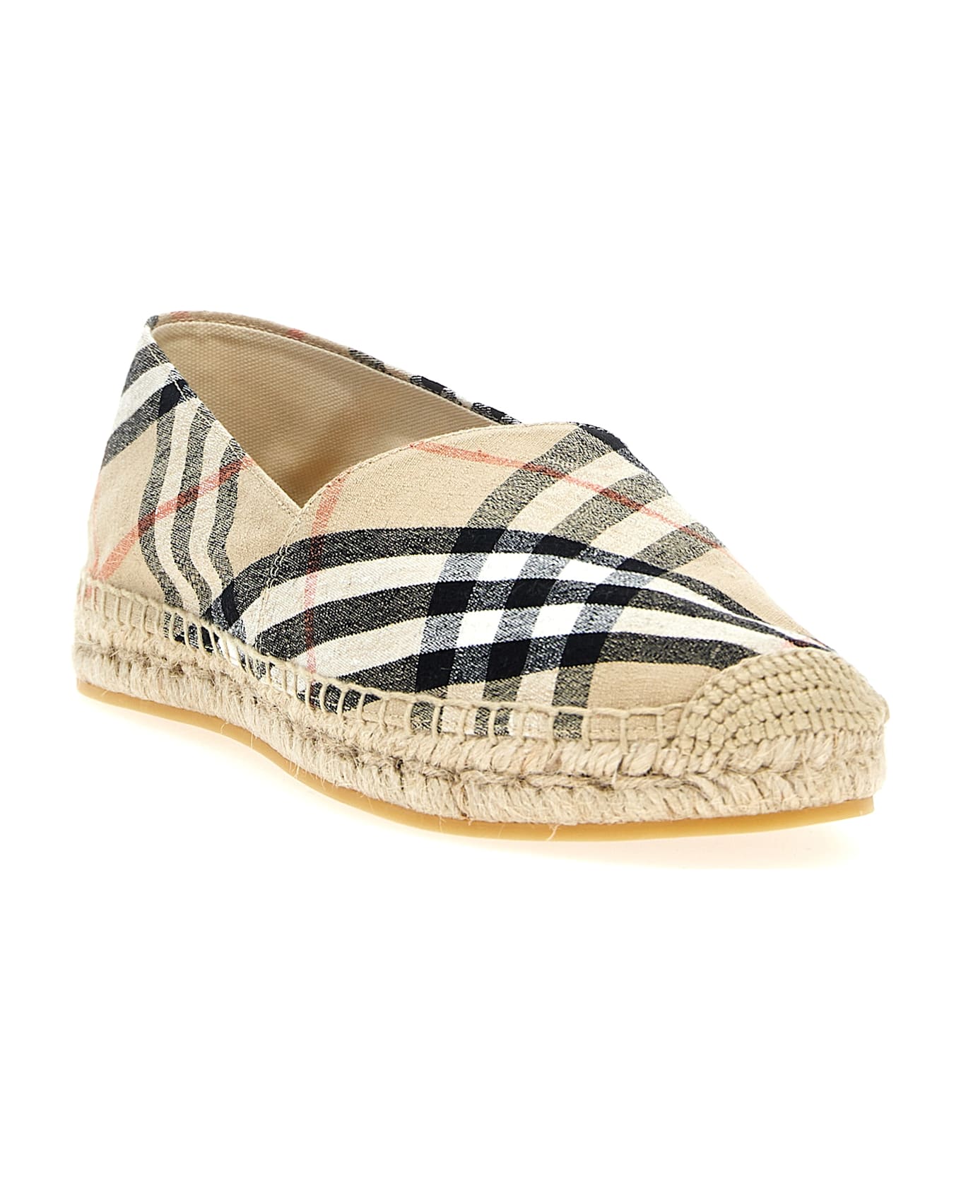 Burberry Check Espadrilles - Multicolor