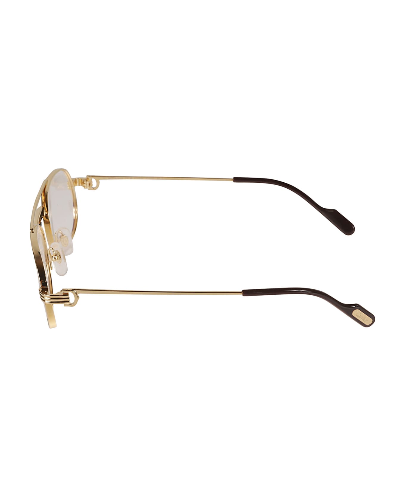 Cartier Eyewear Aviator Oval Frame - Gold