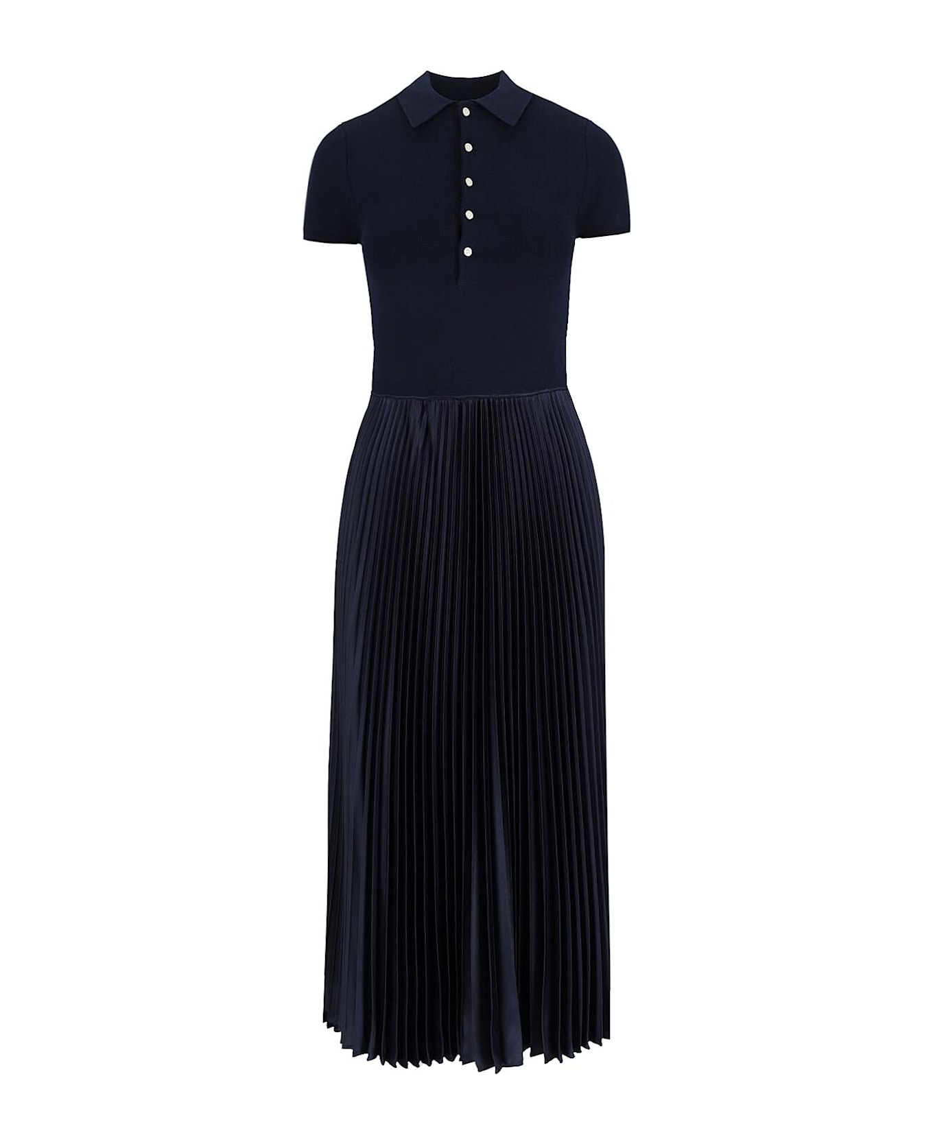 Polo Ralph Lauren Flared Maxi Dress - Blue