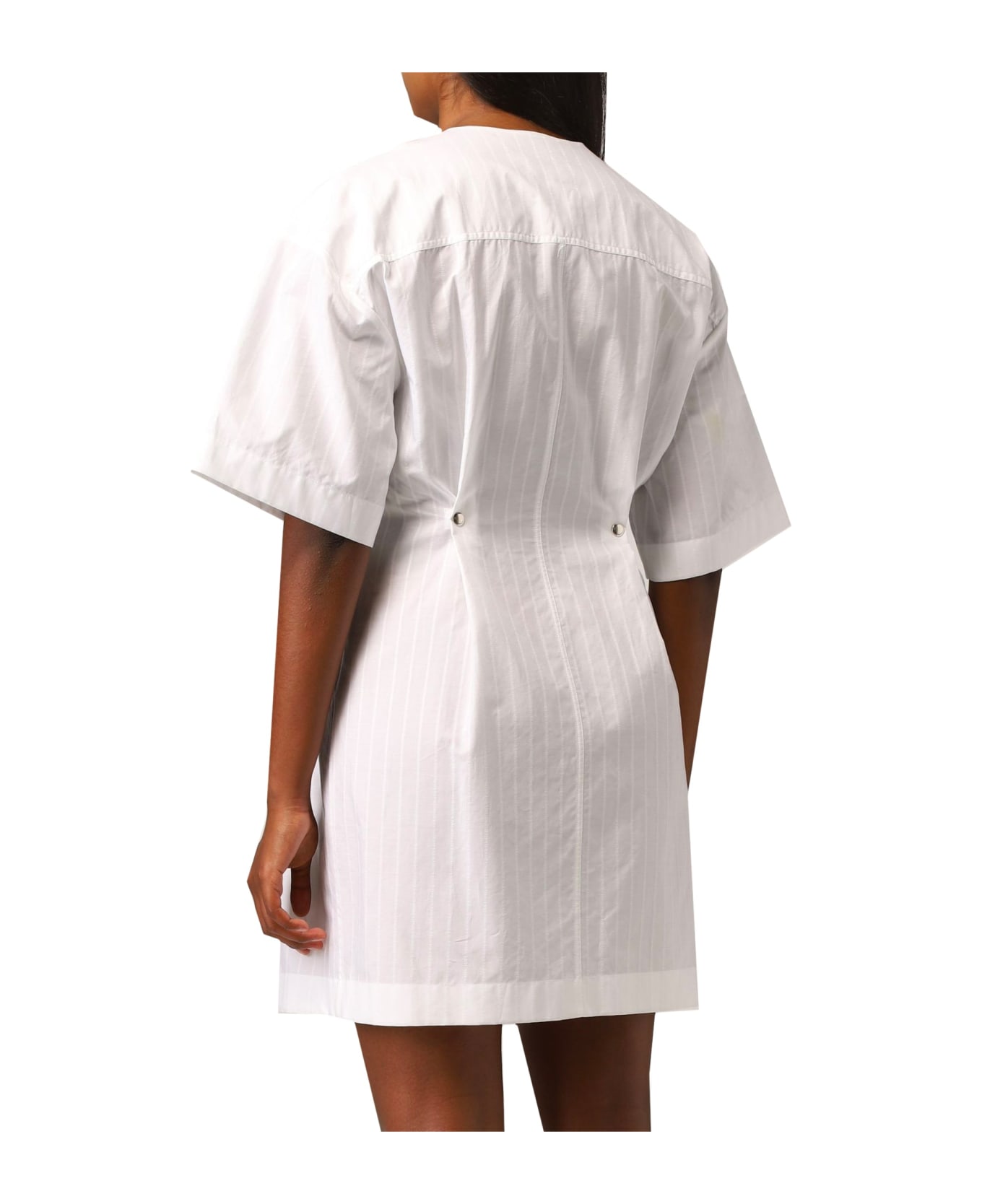 Givenchy Zipped Cotton Dress - White
