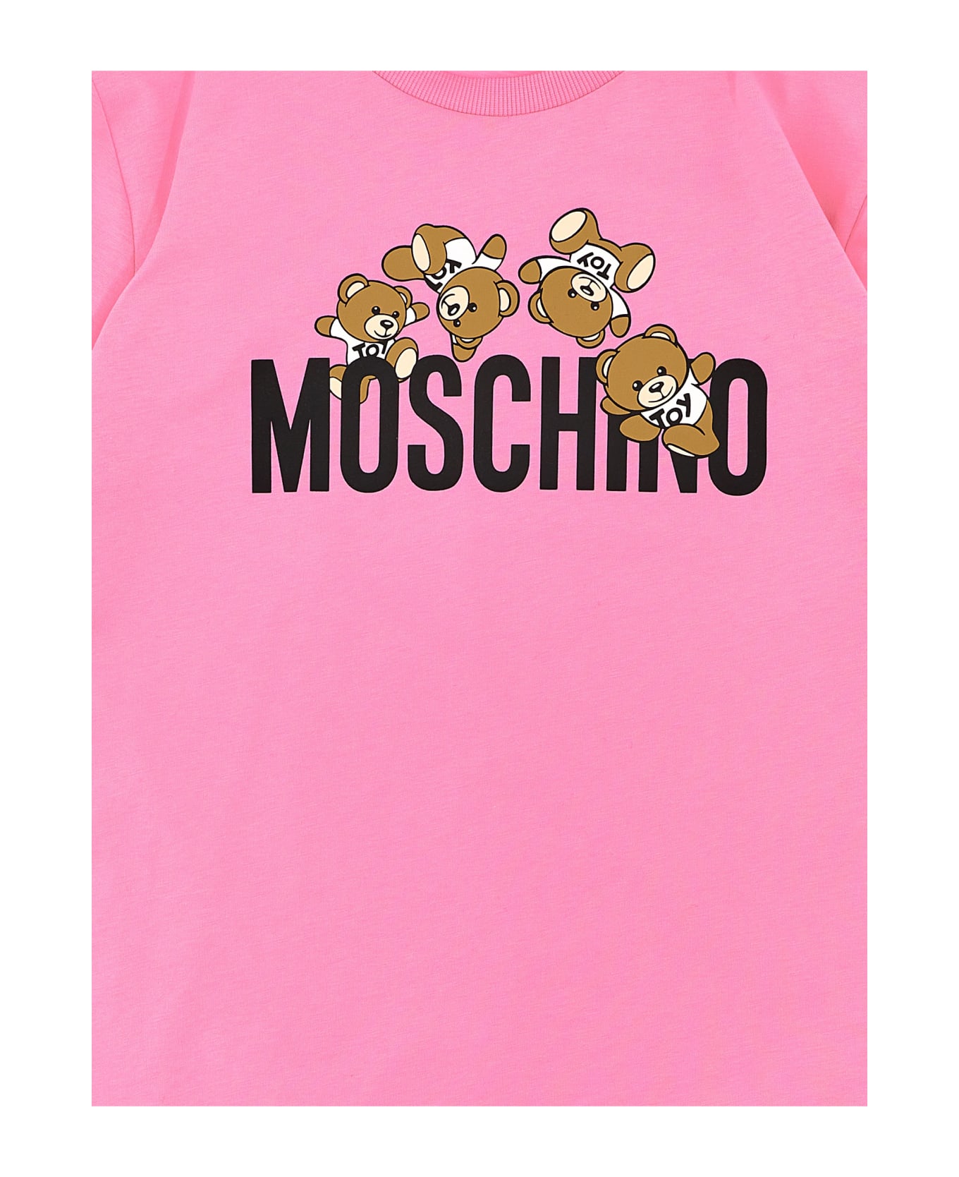 Moschino Logo Print T-shirt - Pink