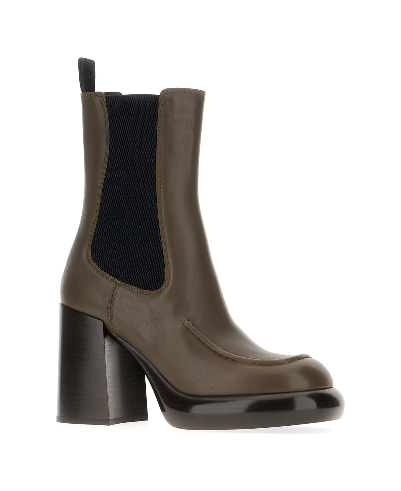 Burberry Mud Leather Ankle Boots - LOCH