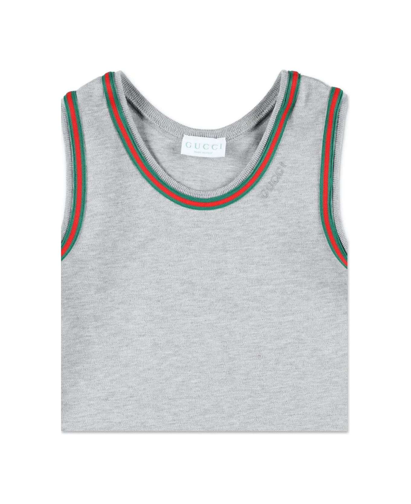 Gucci J Sl Dress - Light Grey Melange