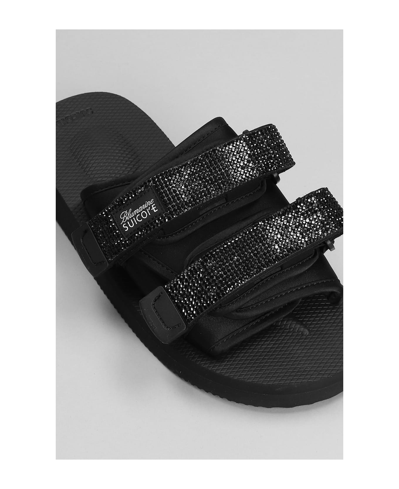 Blumarine X Suicoke Moto Cab Sandals - Black