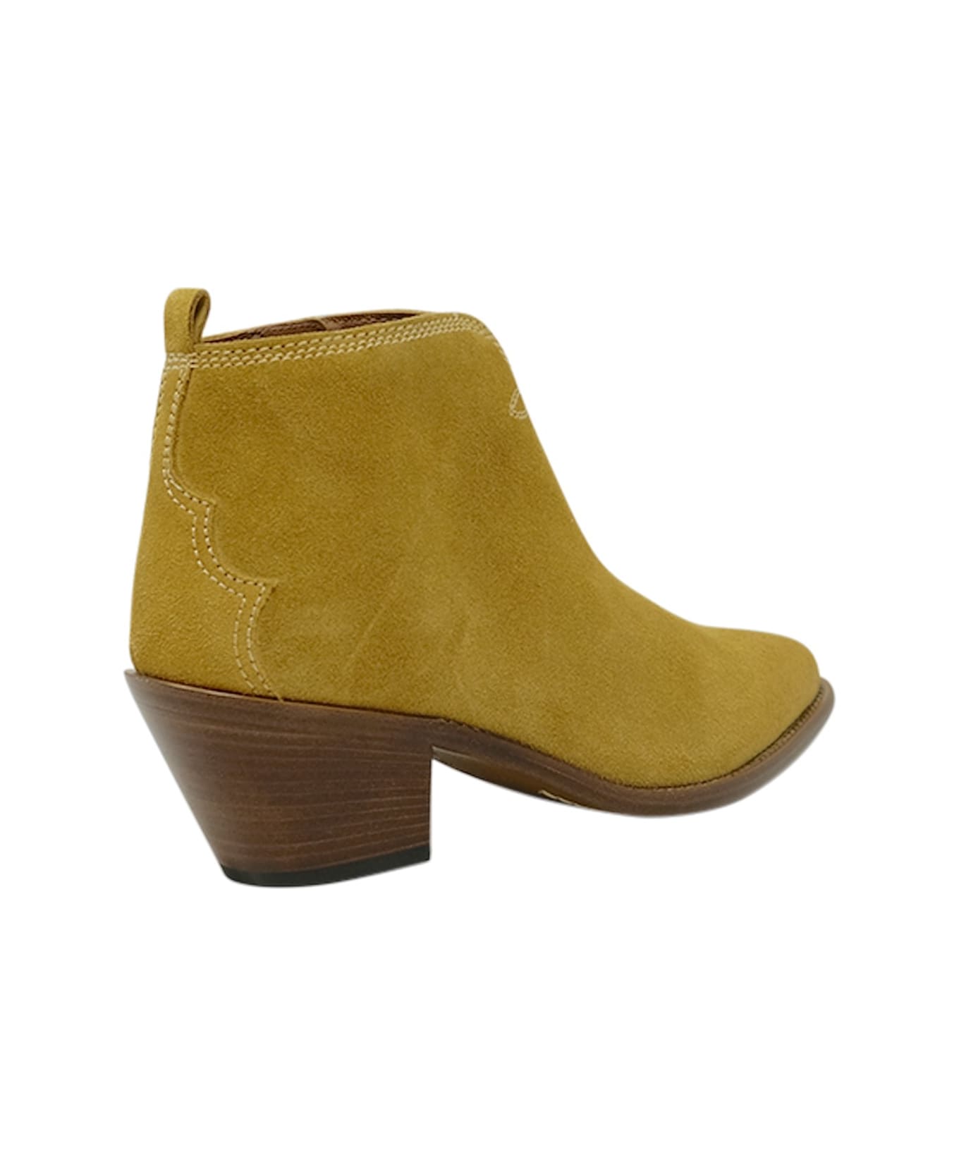 Sartore Suede Beige Ankle Boots