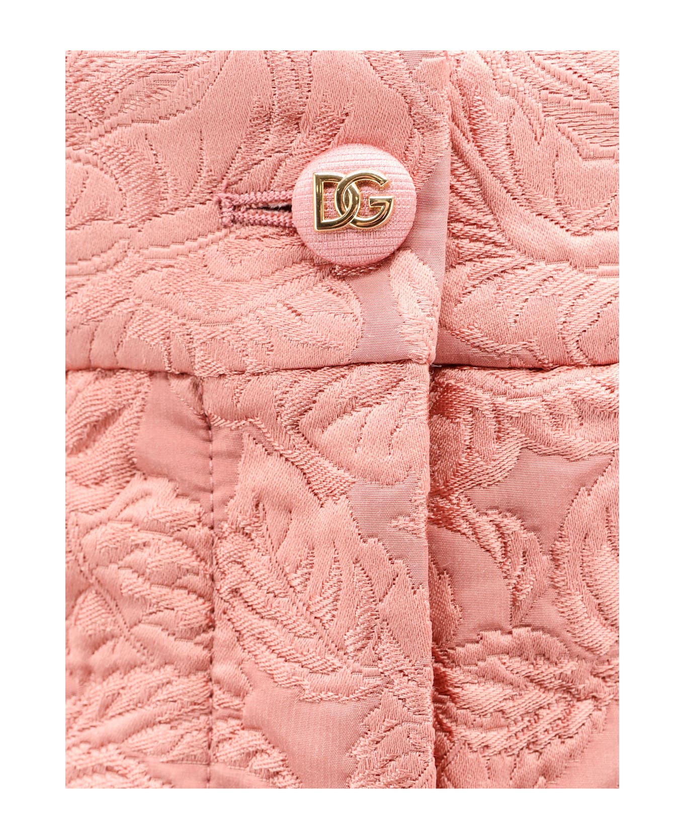 Dolce 
Gabbana Cotton And Silk Blend Shorts - Pink
