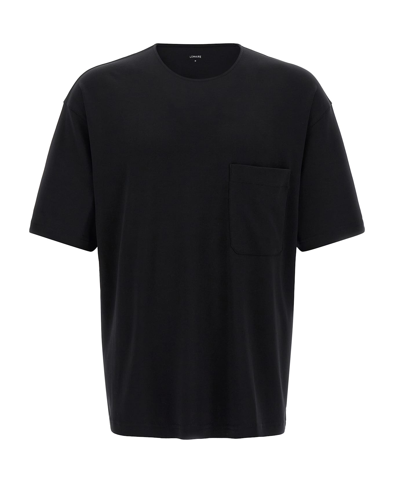 Lemaire Cotton And Silk T-shirt - Black  