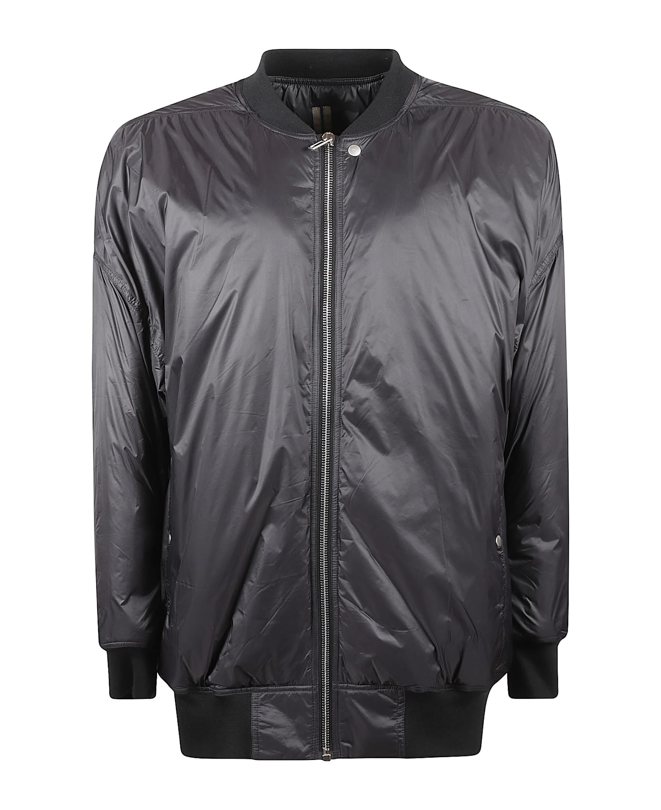 Rick Owens Long Zip Bomber - Black ジャケット