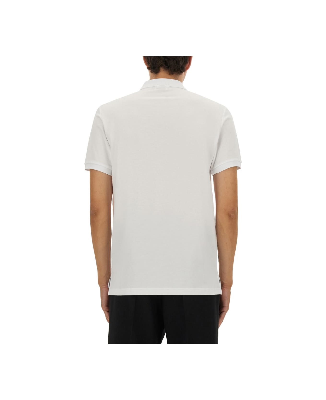 Moschino Cotton Pique Polo - WHITE