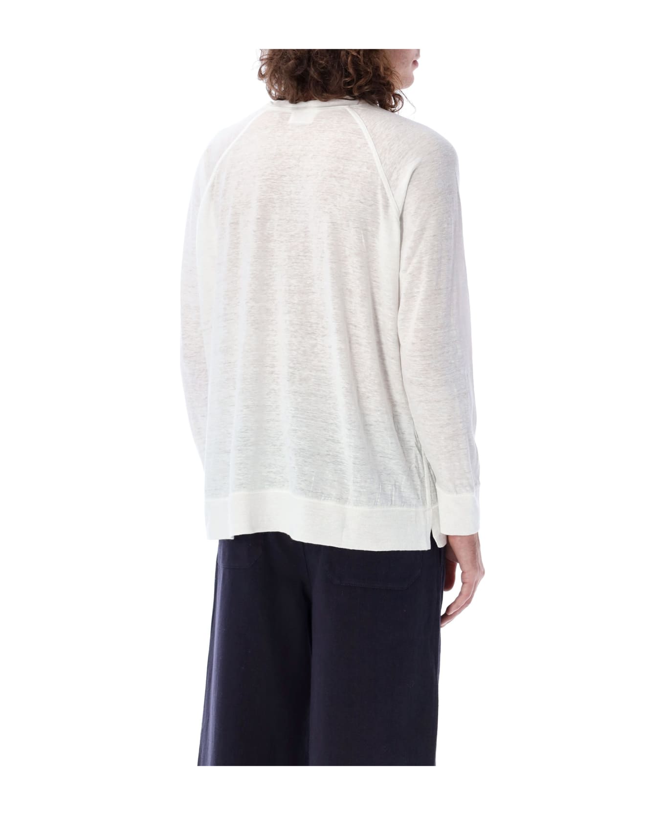 Isabel Marant Kieffer Long Sleeve Logo T-shirt - WHITE