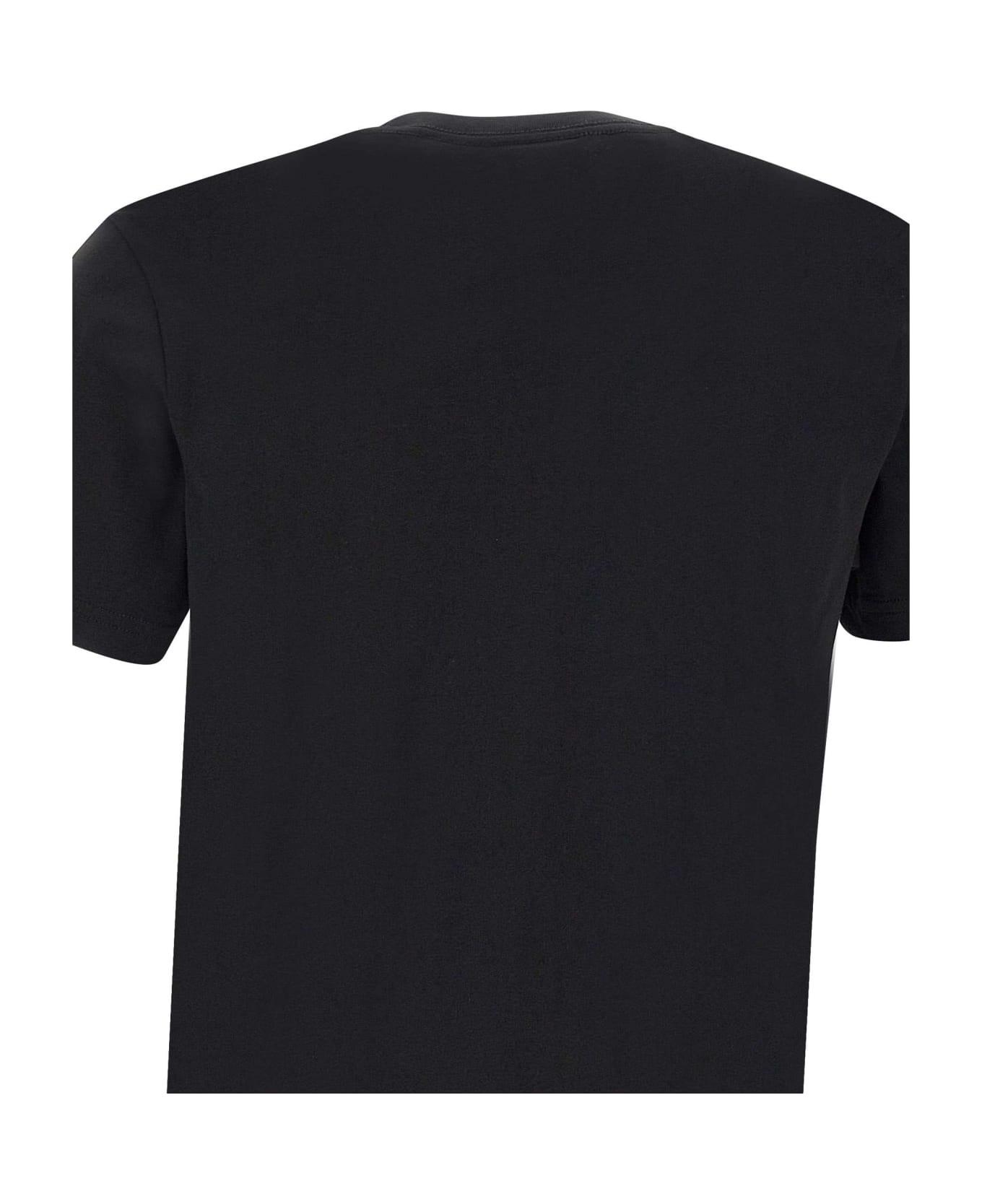 Paul Smith "opposite Skull" Organic Cotton T-shirt - BLACK