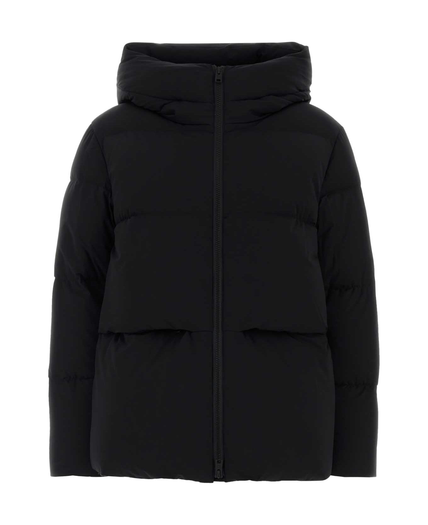 Woolrich Black Stretch Nylon Madison Down Jacket - Black