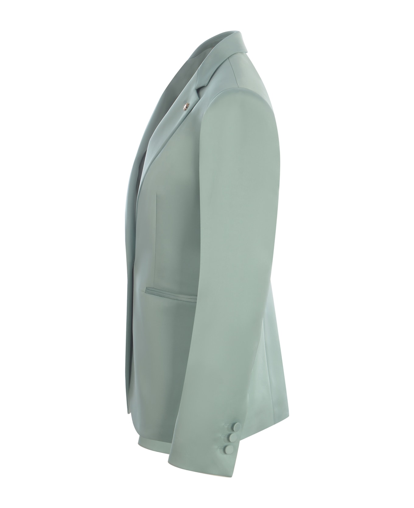 Manuel Ritz Tailleur Manuel Ritz Made Of Satin - Verde lucido